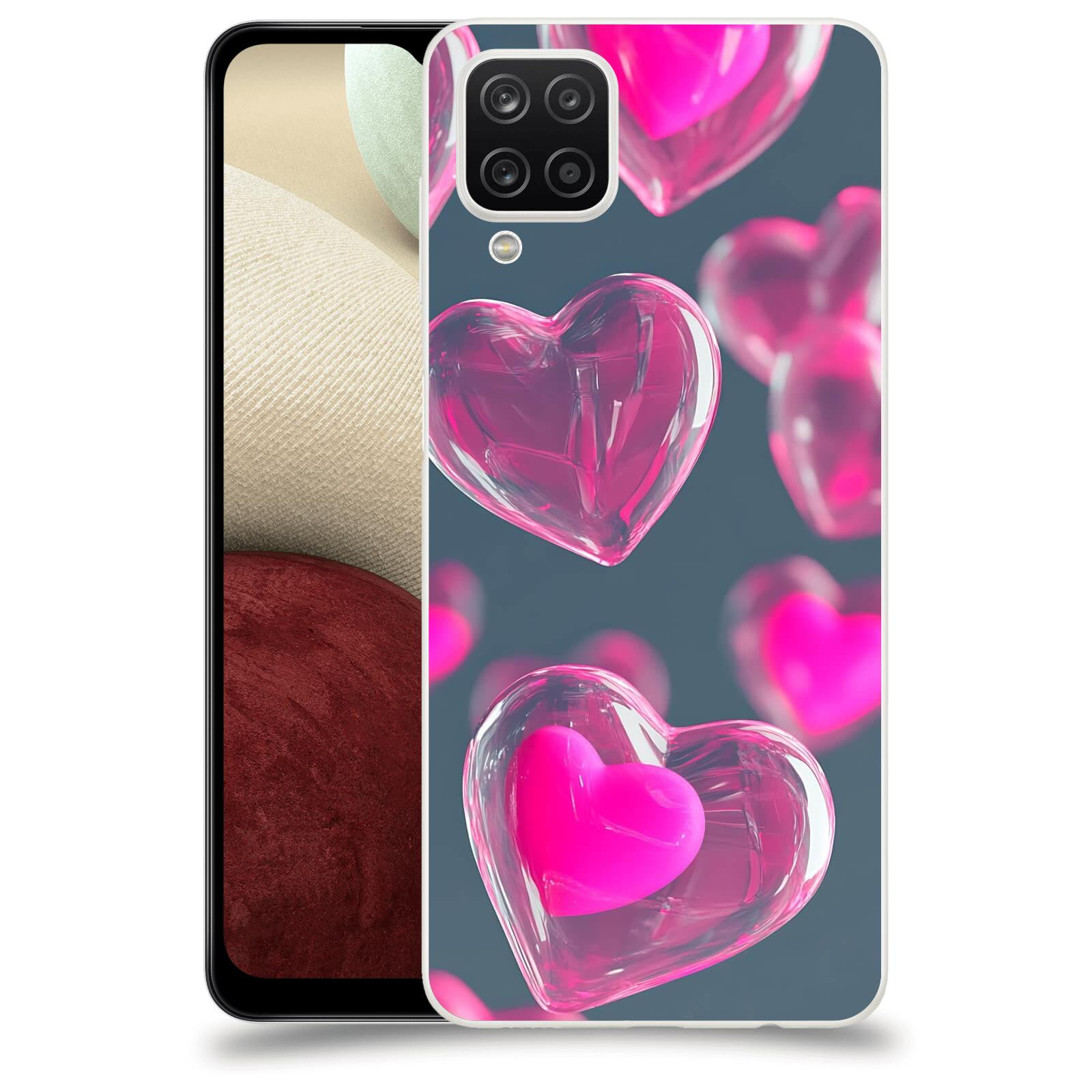 ACOVER Kryt na mobil Samsung Galaxy A12 A125F - Láska a Jemnost