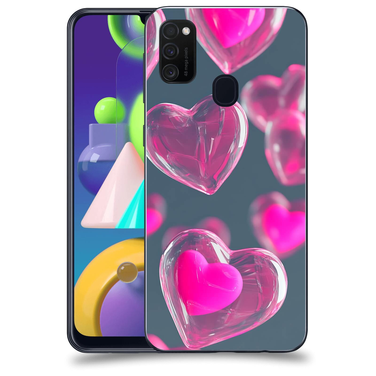 ACOVER Kryt na mobil Samsung Galaxy M21 M215F - Láska a Jemnost