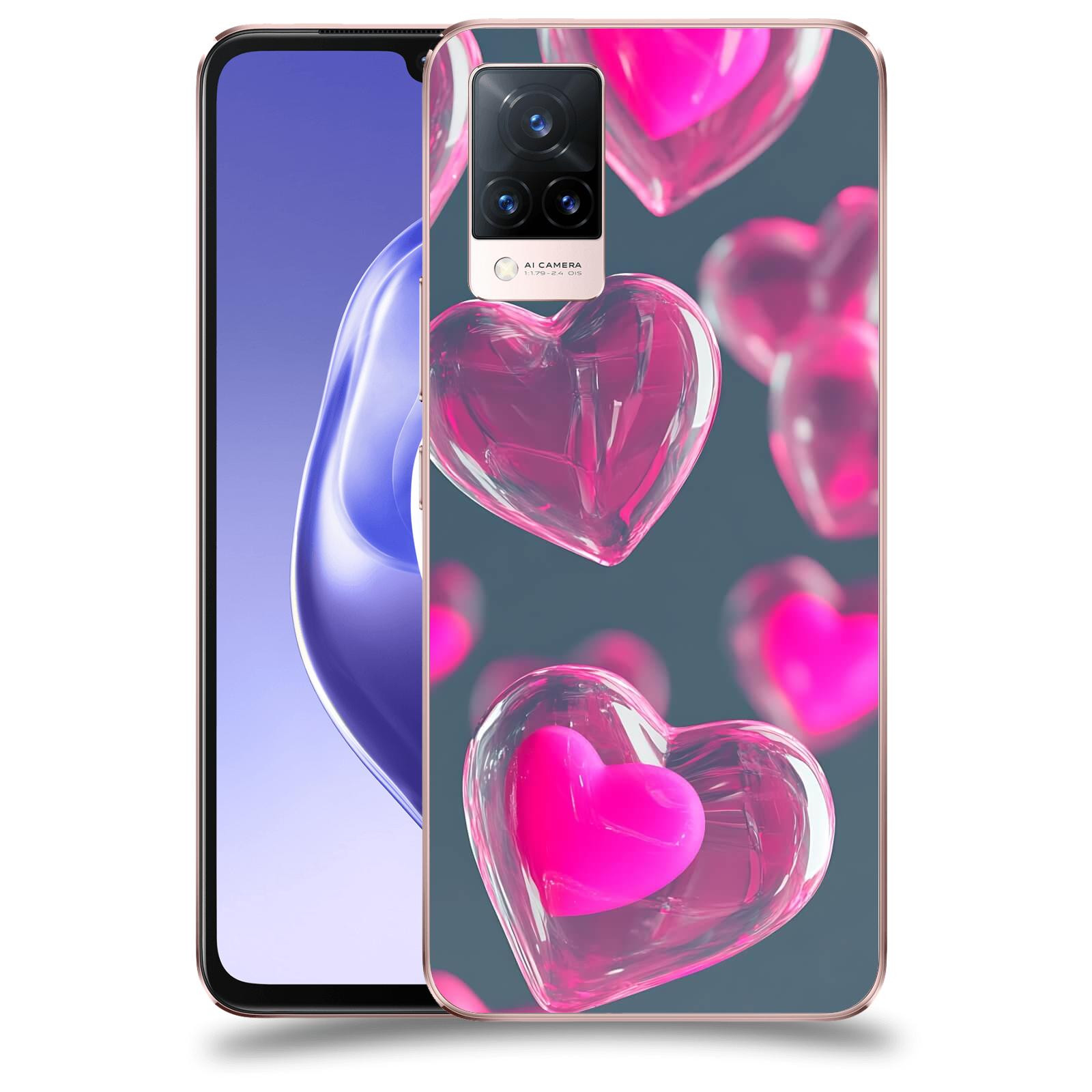 ACOVER Kryt na mobil Vivo V21 5G - Láska a Jemnost