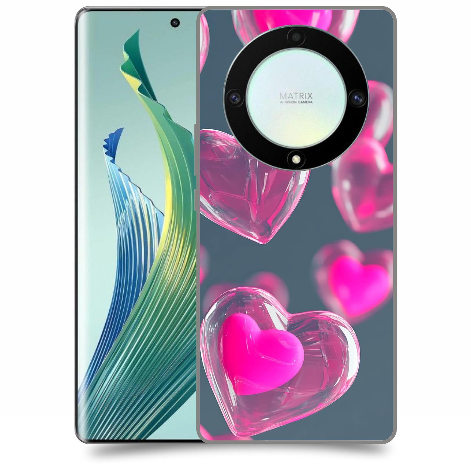 ACOVER Kryt na mobil Honor Magic 5 Lite 5G - Láska a Jemnost