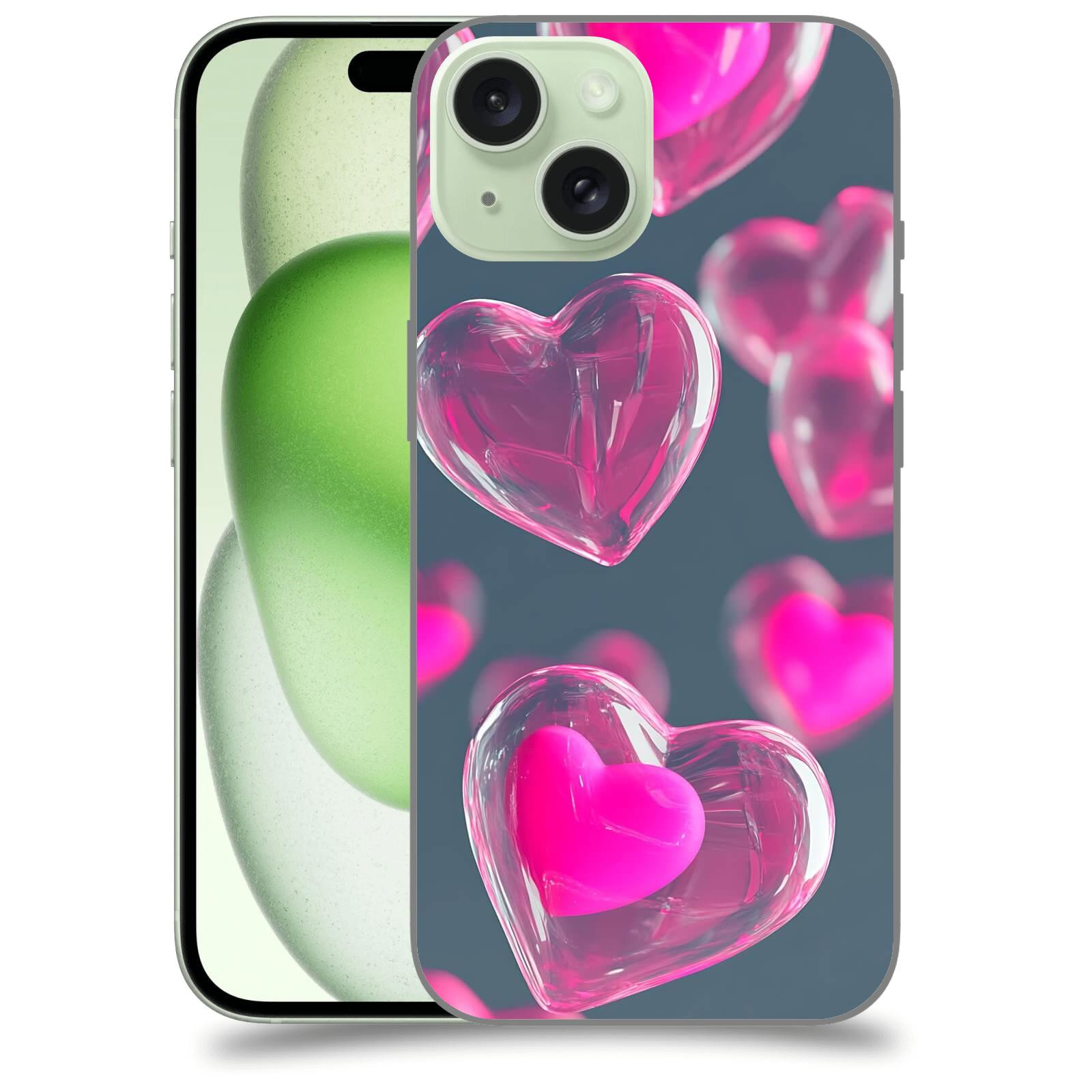 ACOVER Kryt na mobil Apple iPhone 15 - Láska a Jemnost