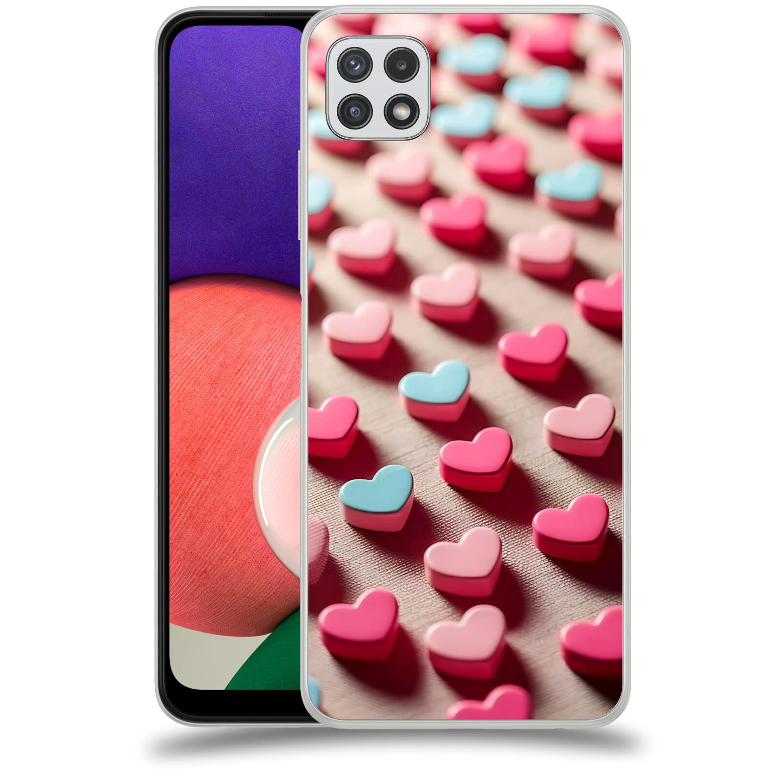 ACOVER Kryt na mobil Samsung Galaxy A22 A225F - Láska a Nekonečnost