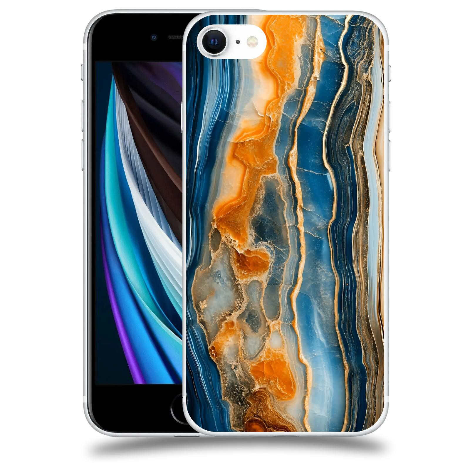 ACOVER Kryt na mobil Apple iPhone SE 2020 - Minerál a Energie