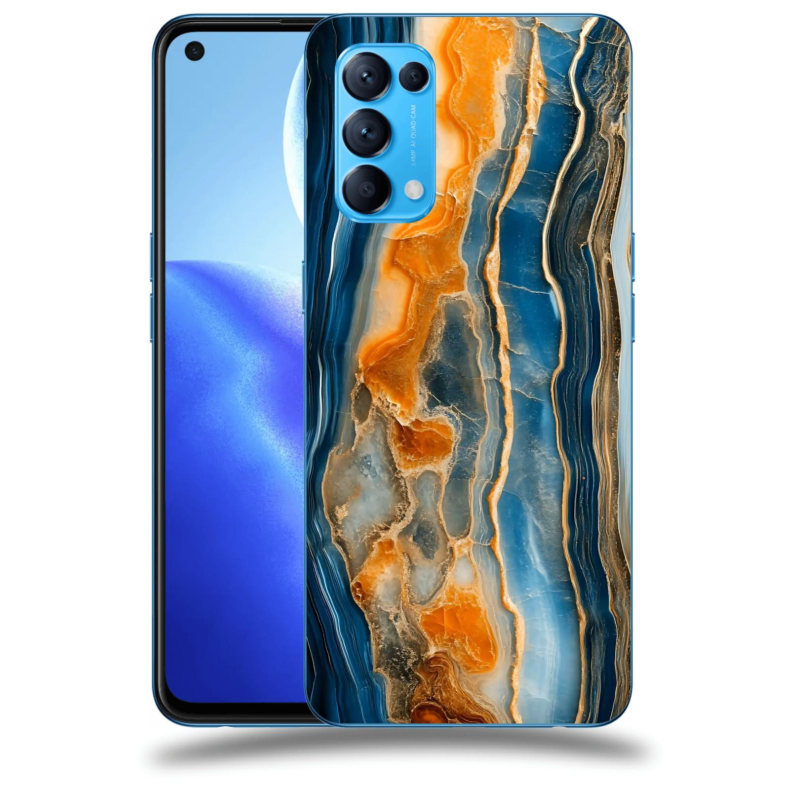 ACOVER Kryt na mobil OPPO Reno 5 5G - Minerál a Energie
