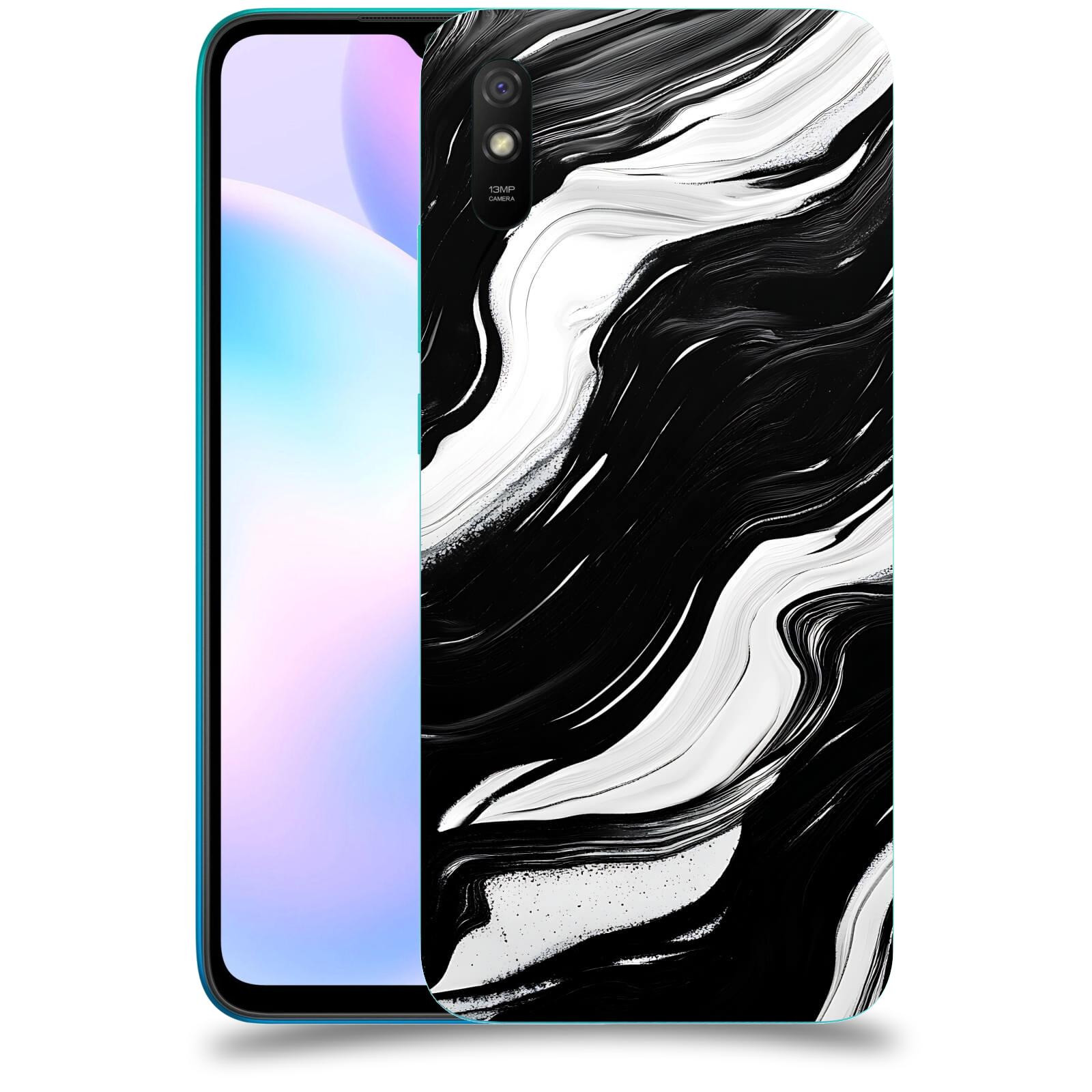 ACOVER Kryt na mobil Xiaomi Redmi 9AT - Monochromie a Proudění