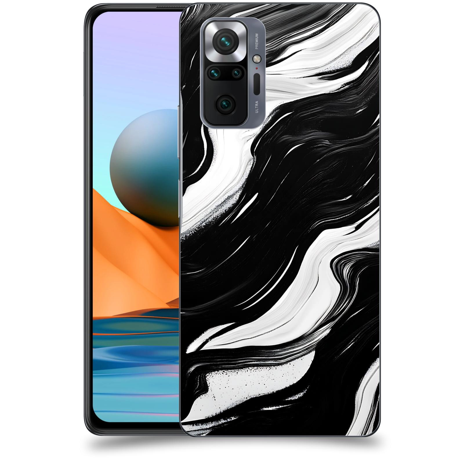 ACOVER Kryt na mobil Xiaomi Redmi Note 10 Pro - Monochromie a Proudění
