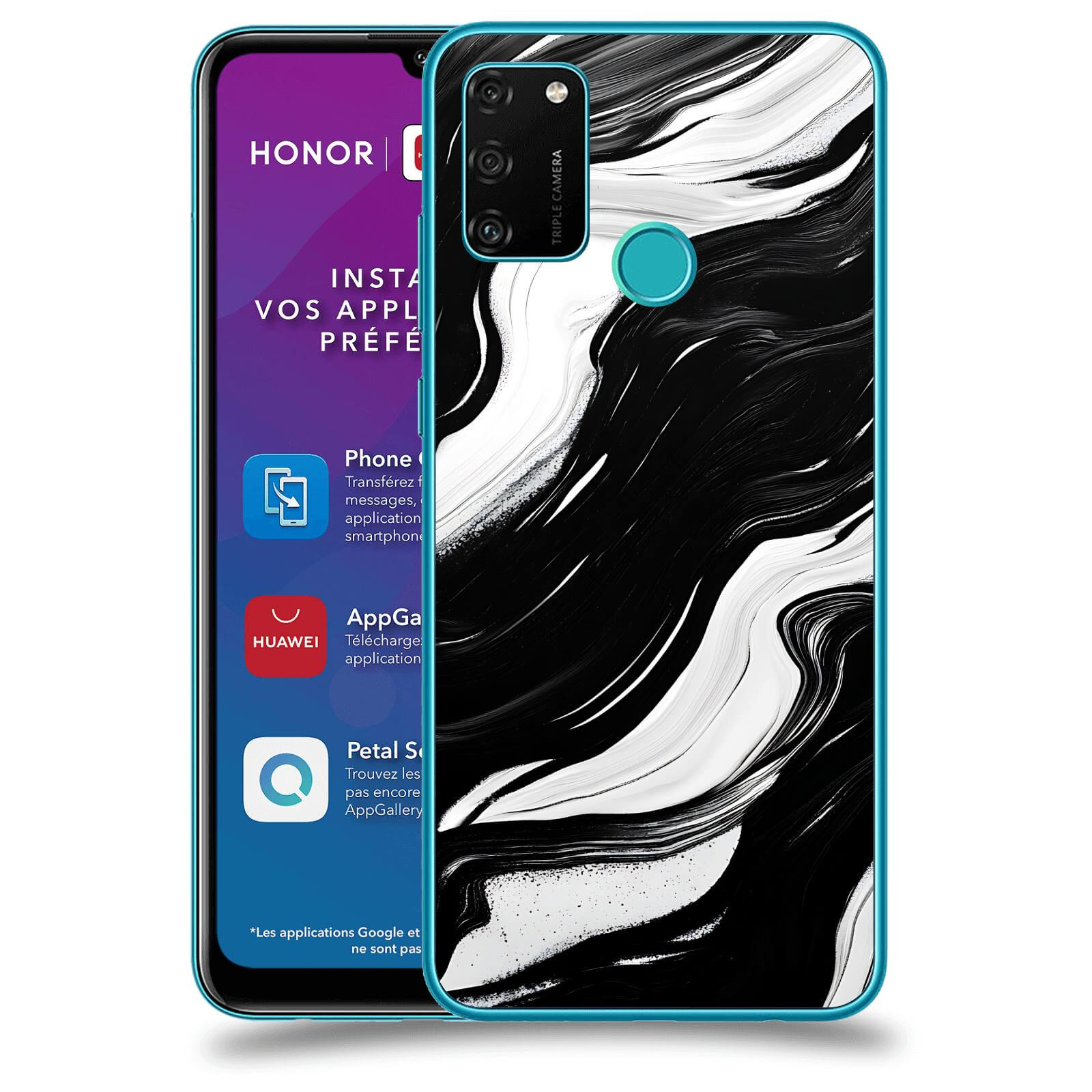 ACOVER Kryt na mobil Honor 9A - Monochromie a Proudění