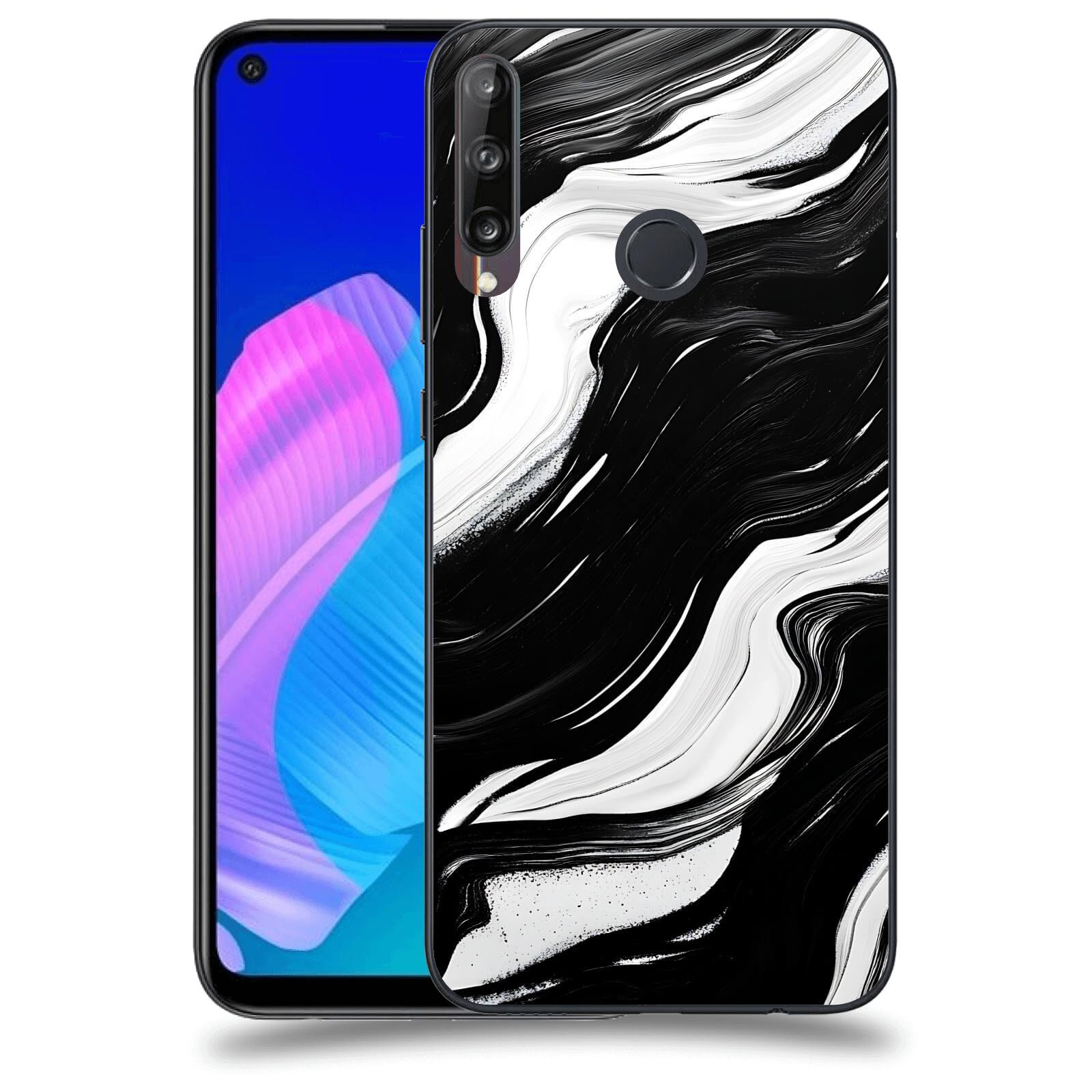 ACOVER Kryt na mobil Huawei P40 Lite E - Monochromie a Proudění