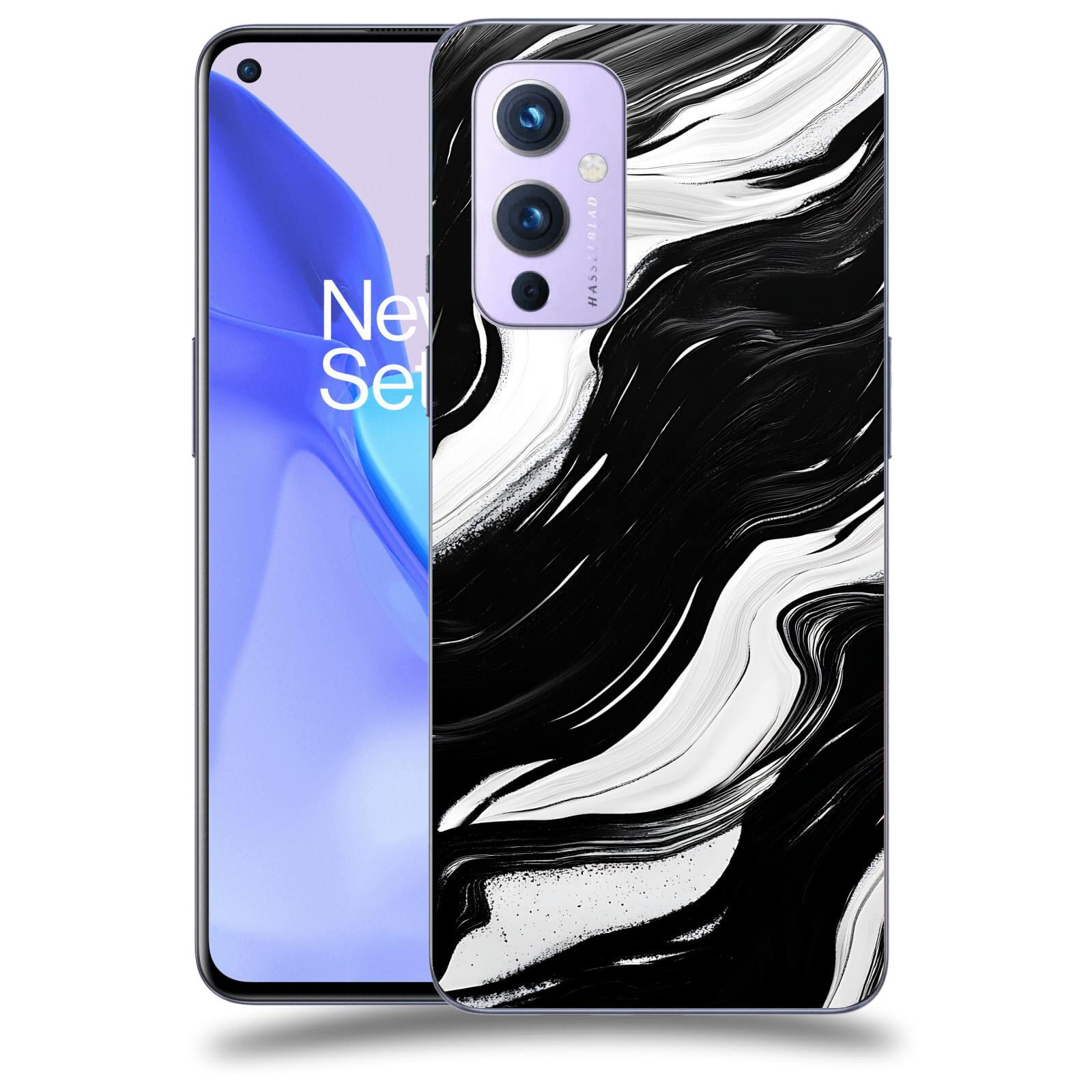 ACOVER Kryt na mobil OnePlus 9 - Monochromie a Proudění
