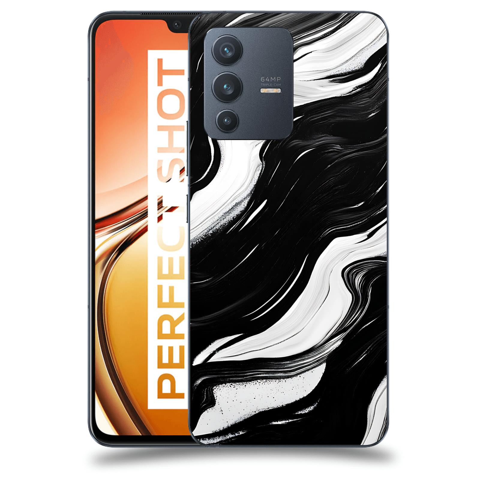 ACOVER Kryt na mobil Vivo V23 5G - Monochromie a Proudění
