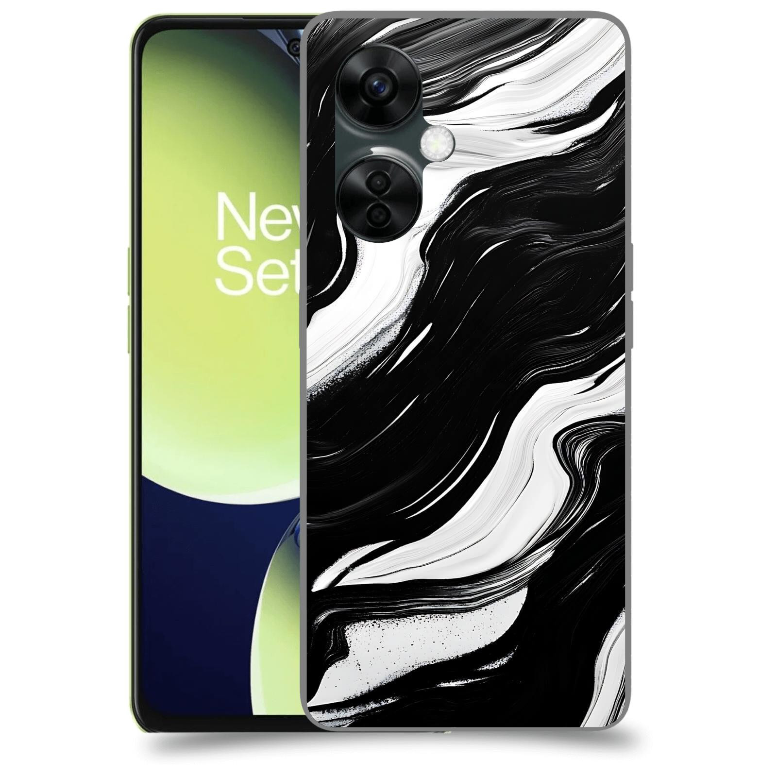 ACOVER Kryt na mobil OnePlus Nord CE 3 Lite 5G - Monochromie a Proudění