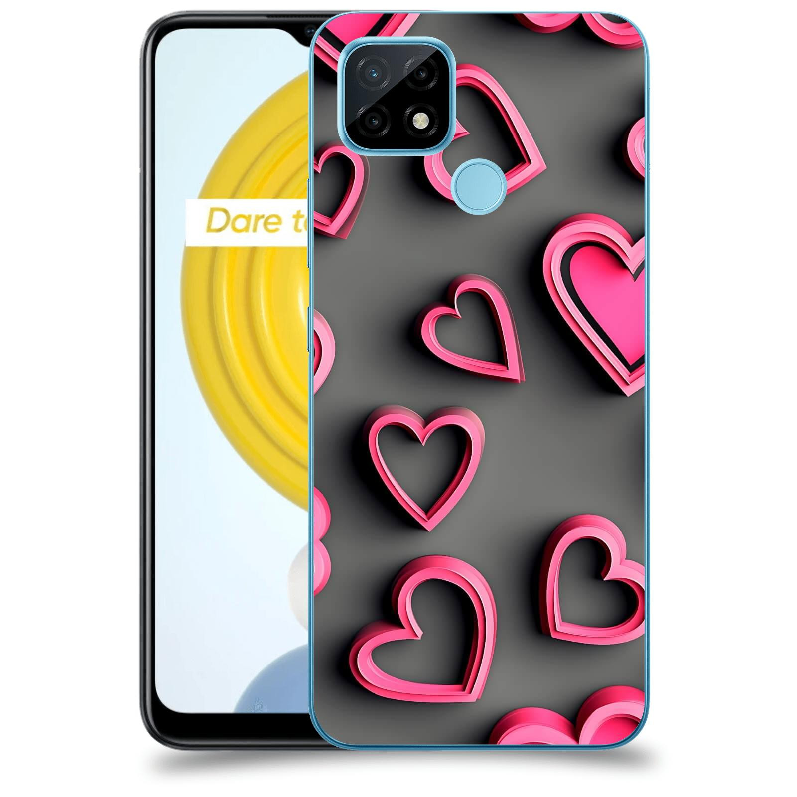 ACOVER Kryt na mobil Realme C21 - Romantika a Harmonie