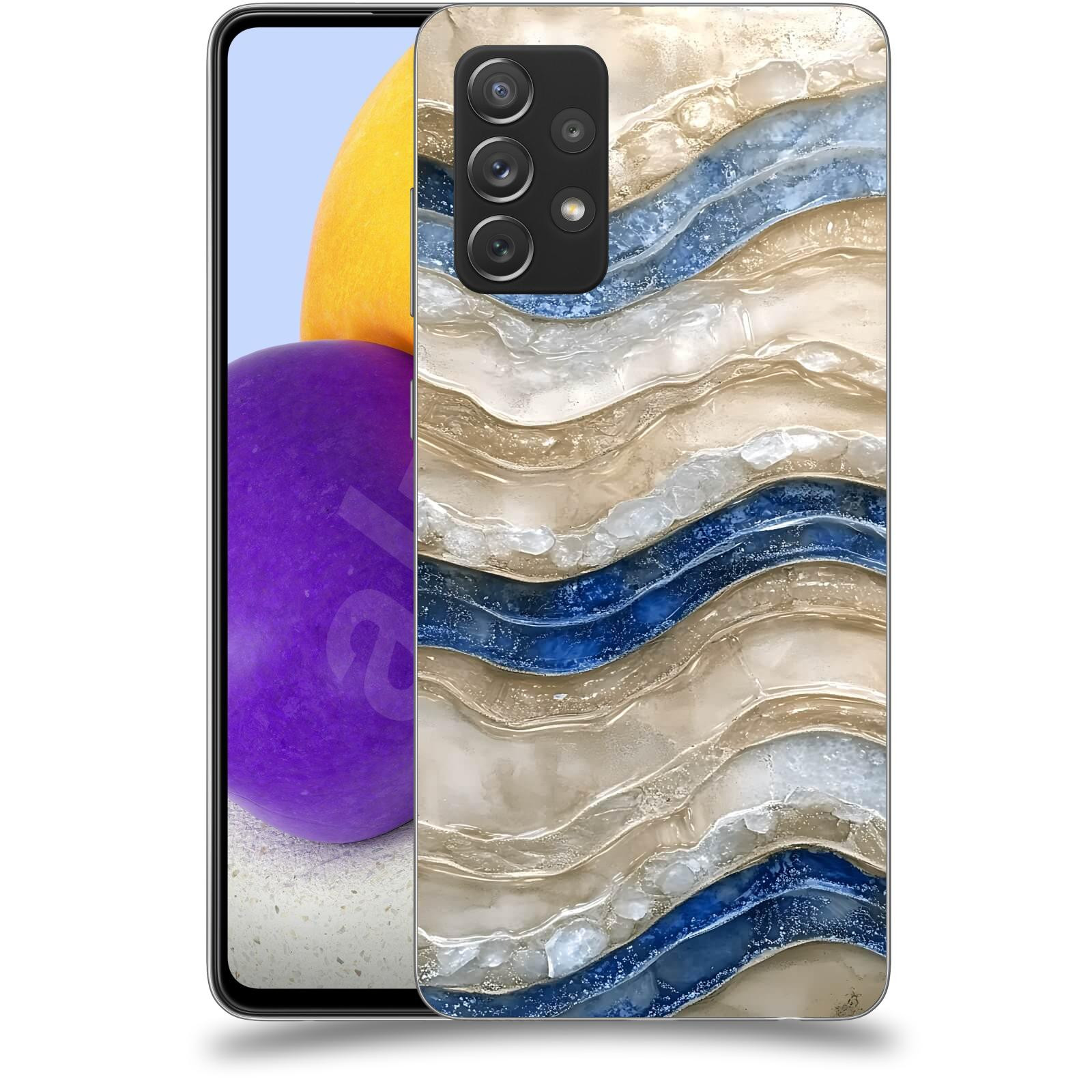 ACOVER Kryt na mobil Samsung Galaxy A72 A725F - Struktura a Harmonie