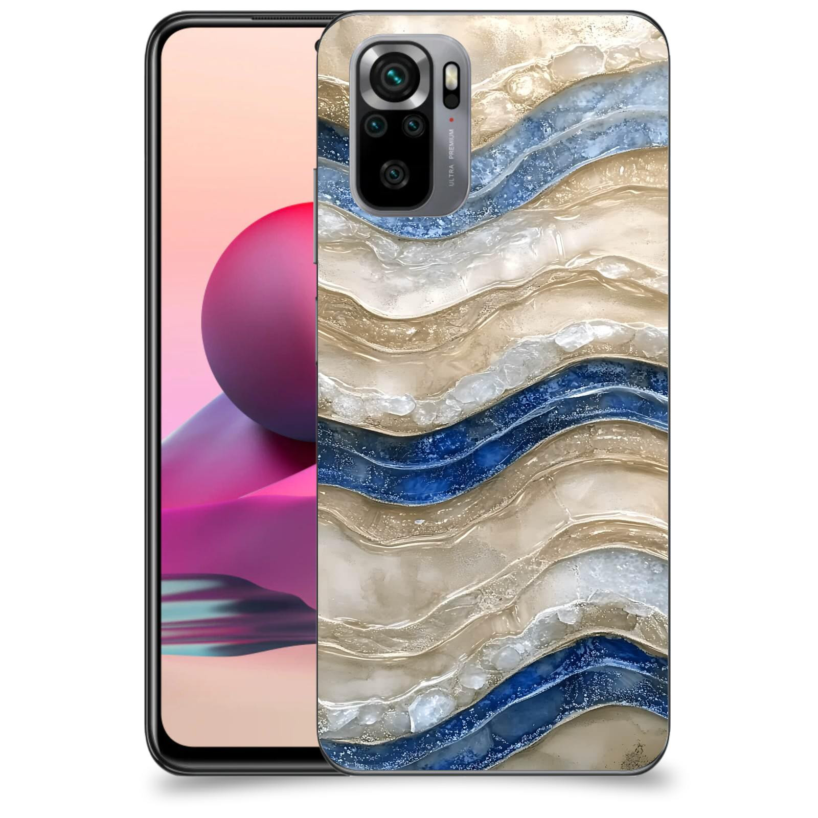 ACOVER Kryt na mobil Xiaomi Redmi Note 10S - Struktura a Harmonie