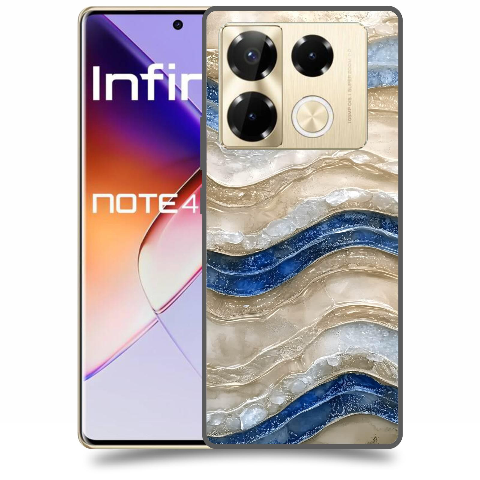 ACOVER Kryt na mobil Infinix Note 40 PRO - Struktura a Harmonie