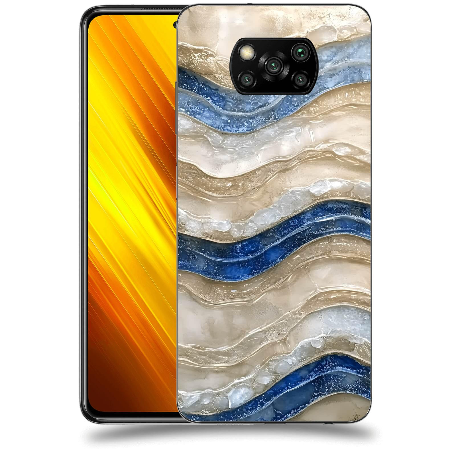 ACOVER Kryt na mobil Xiaomi Poco X3 - Struktura a Harmonie