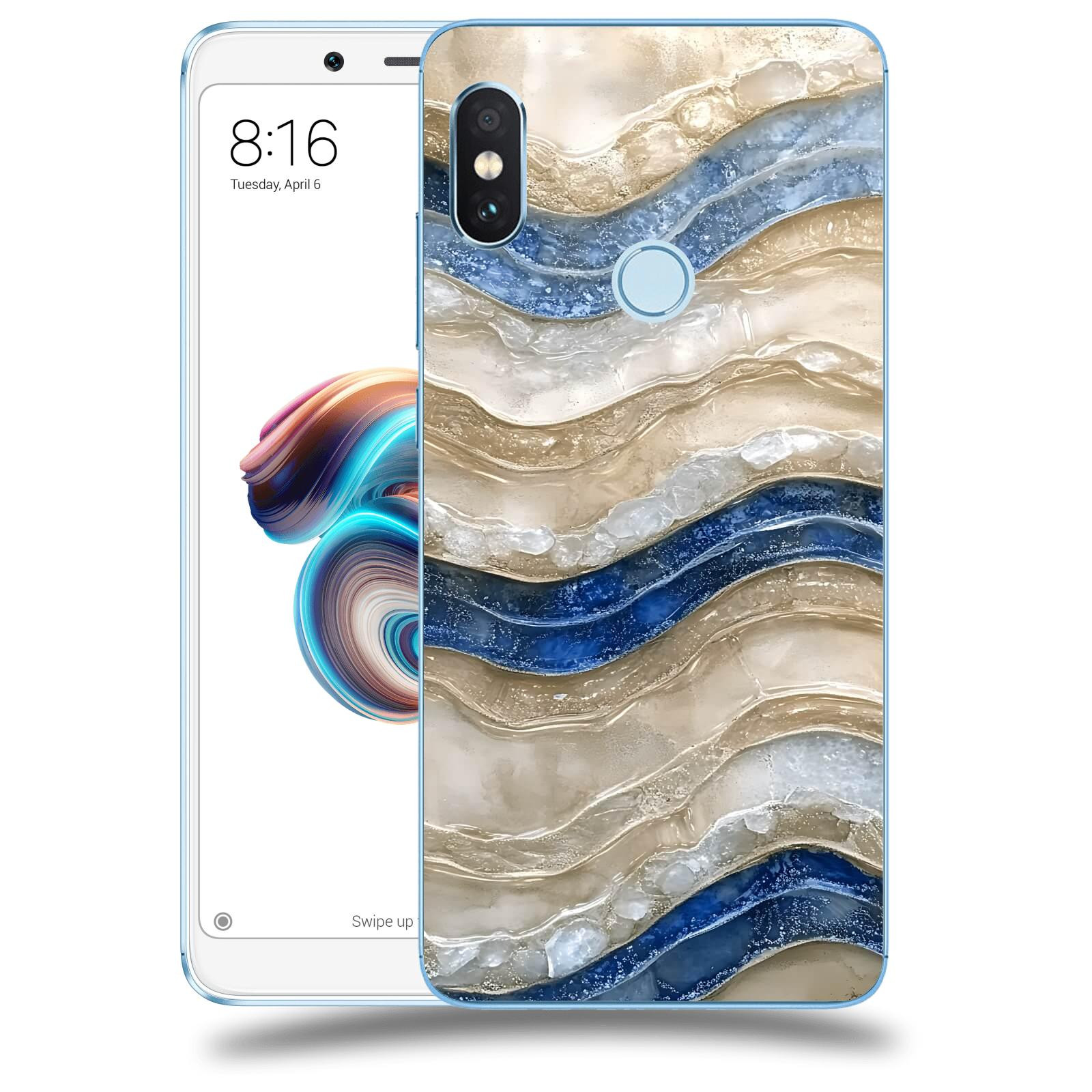 ACOVER Kryt na mobil Xiaomi Redmi Note 5 Global - Struktura a Harmonie
