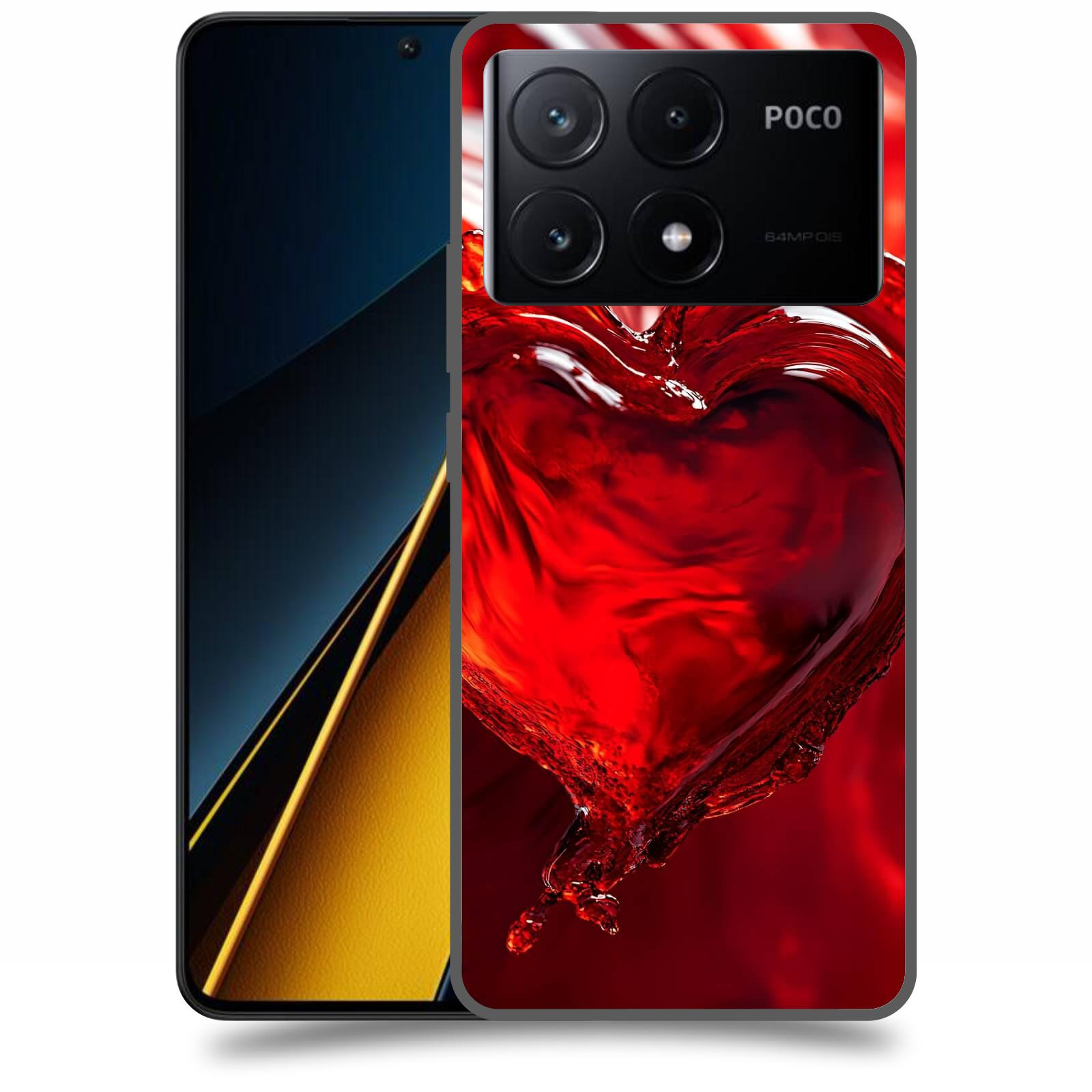 ACOVER Kryt na mobil Poco X6 Pro 5G - Love II