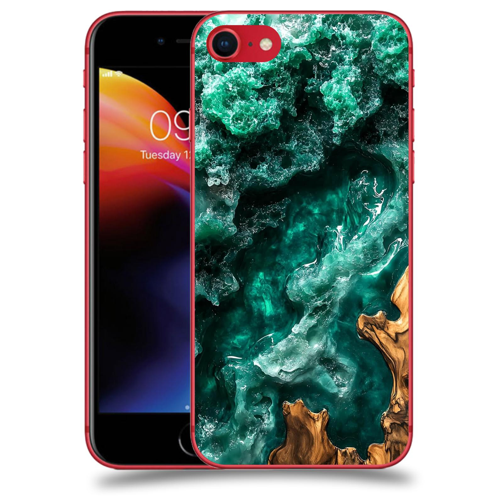 ACOVER Kryt na mobil Apple iPhone 8 - Forest Wood I