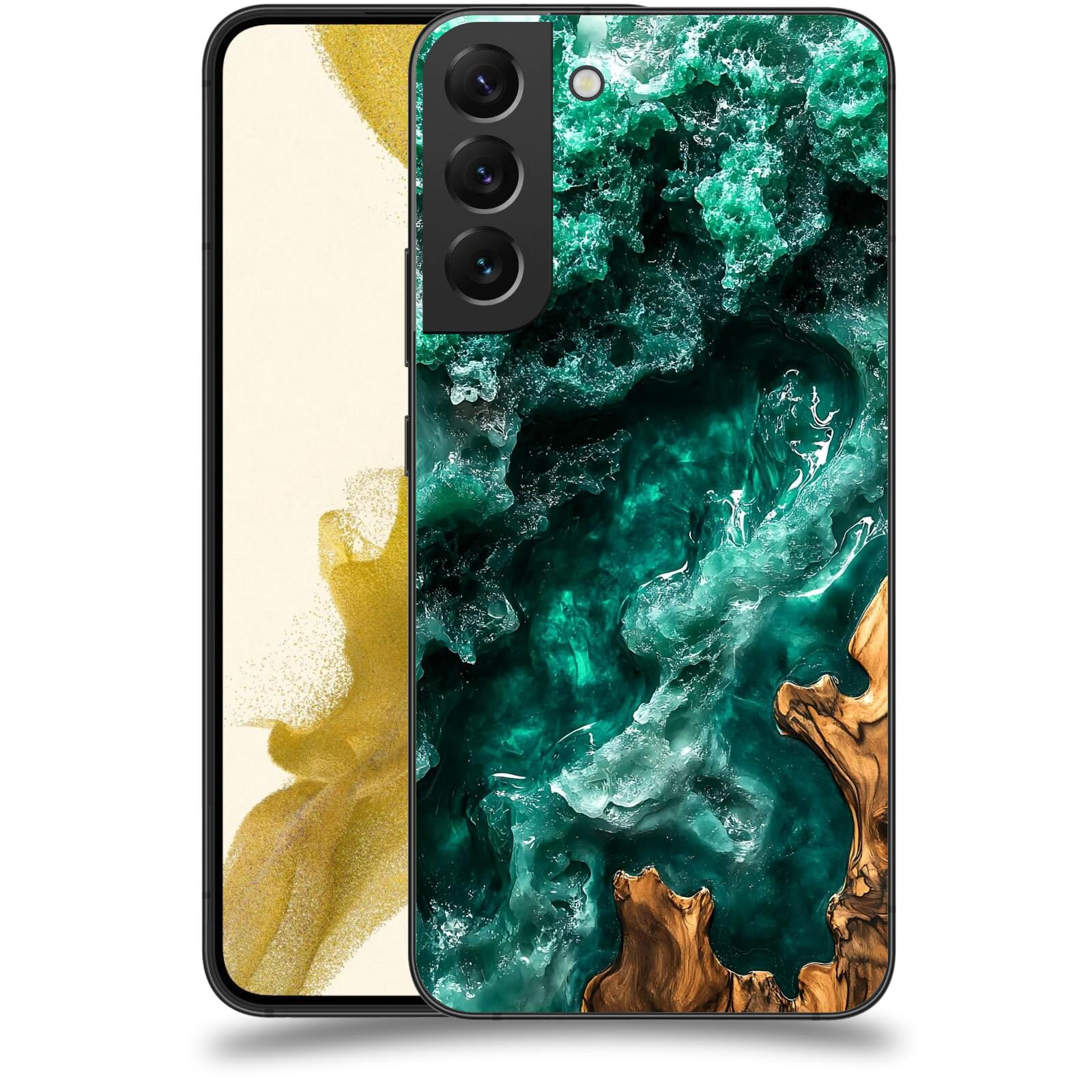 ACOVER Kryt na mobil Samsung Galaxy S22+ 5G - Forest Wood I