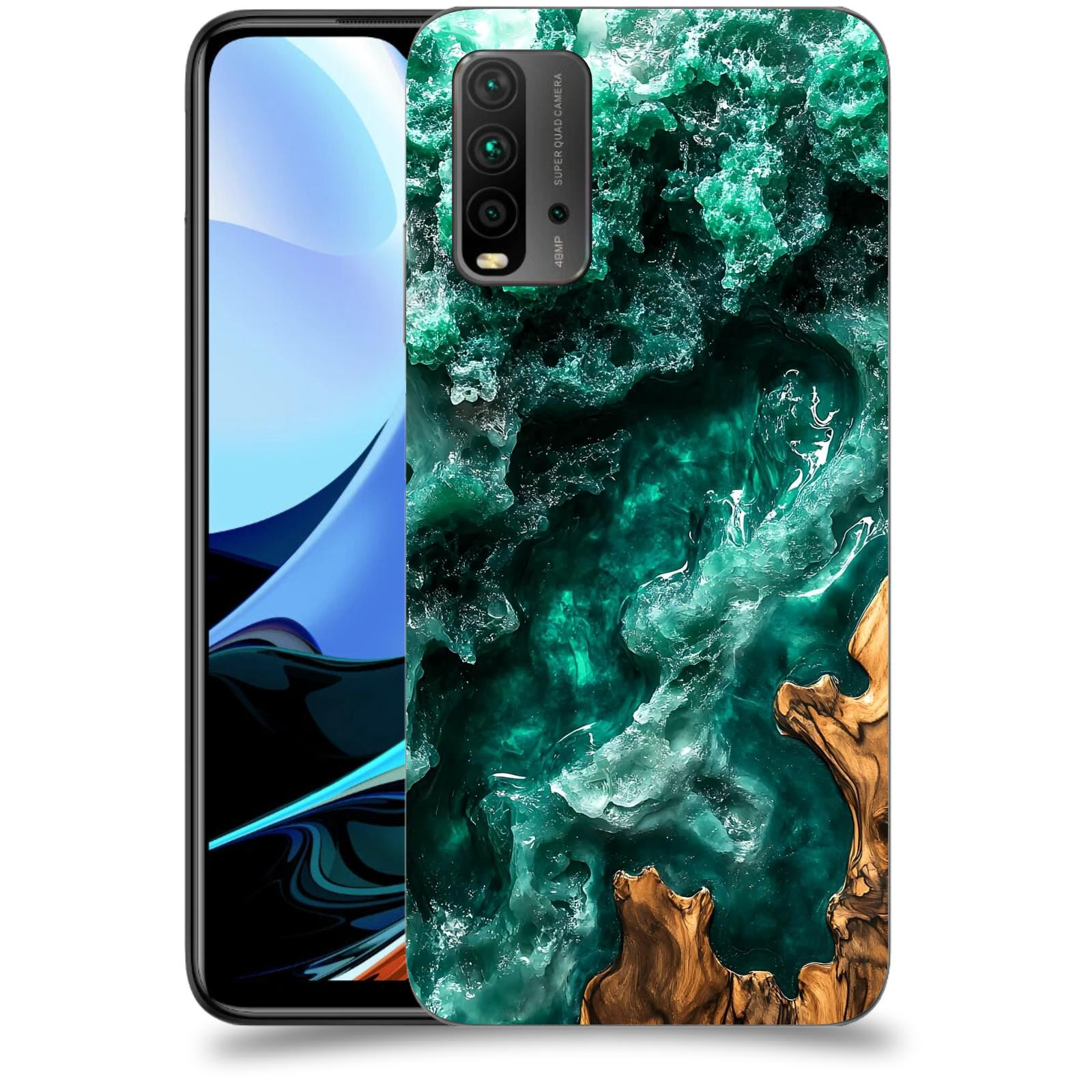 ACOVER Kryt na mobil Xiaomi Redmi 9T - Forest Wood I