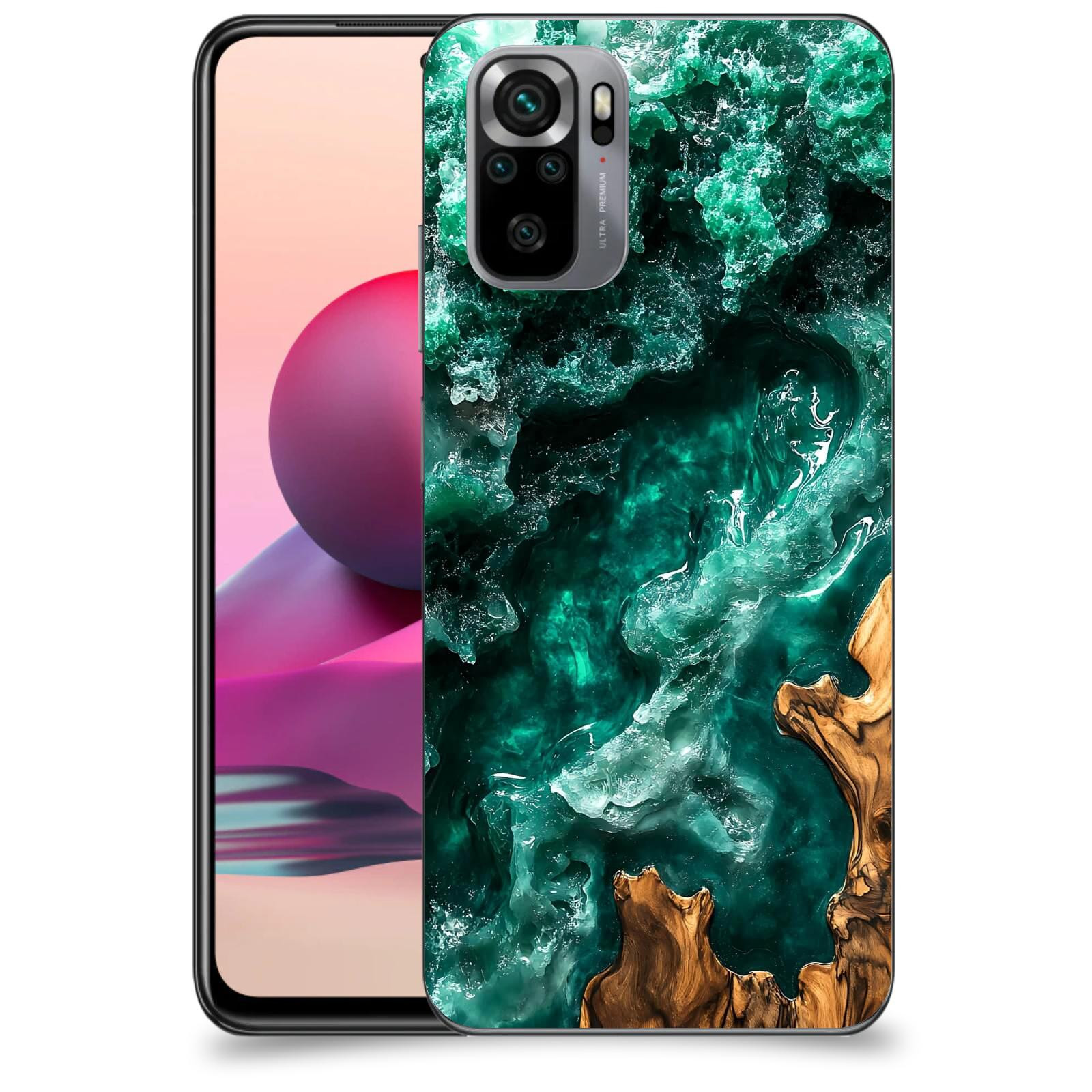 ACOVER Kryt na mobil Xiaomi Redmi Note 10S - Forest Wood I