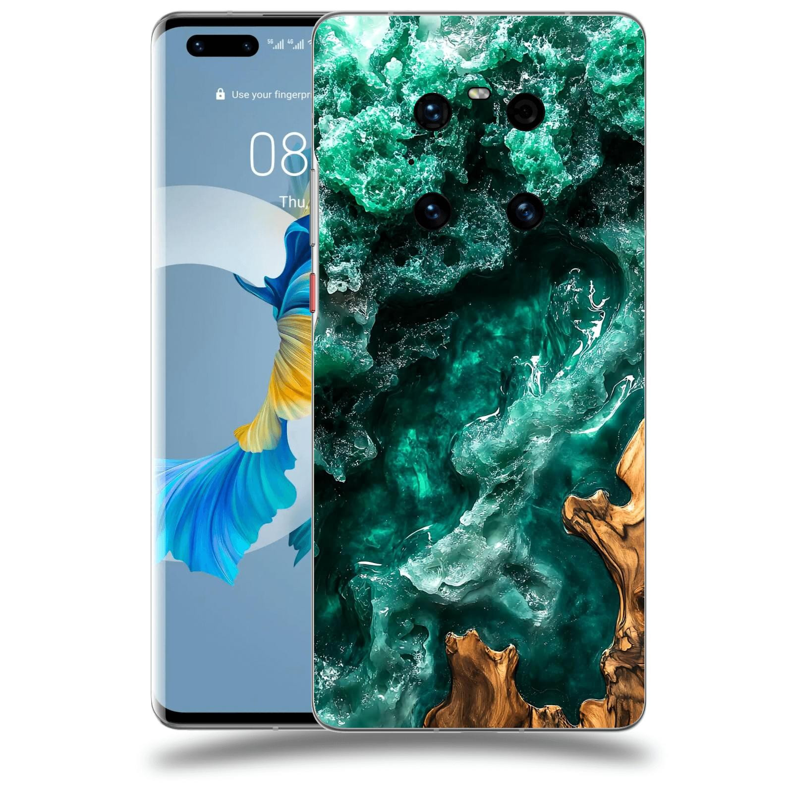 ACOVER Kryt na mobil Huawei Mate 40 Pro - Forest Wood I