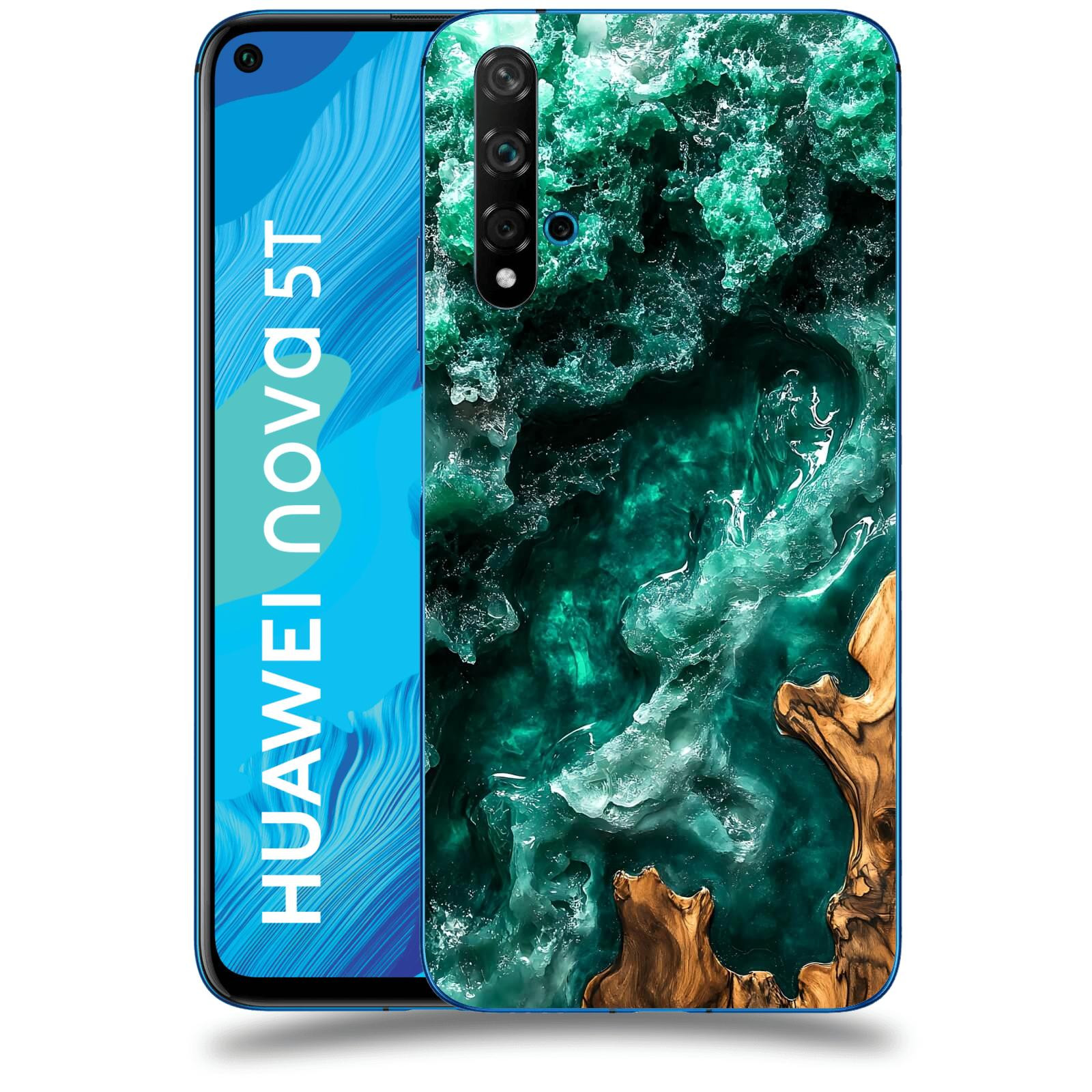 ACOVER Kryt na mobil Huawei Nova 5T - Forest Wood I