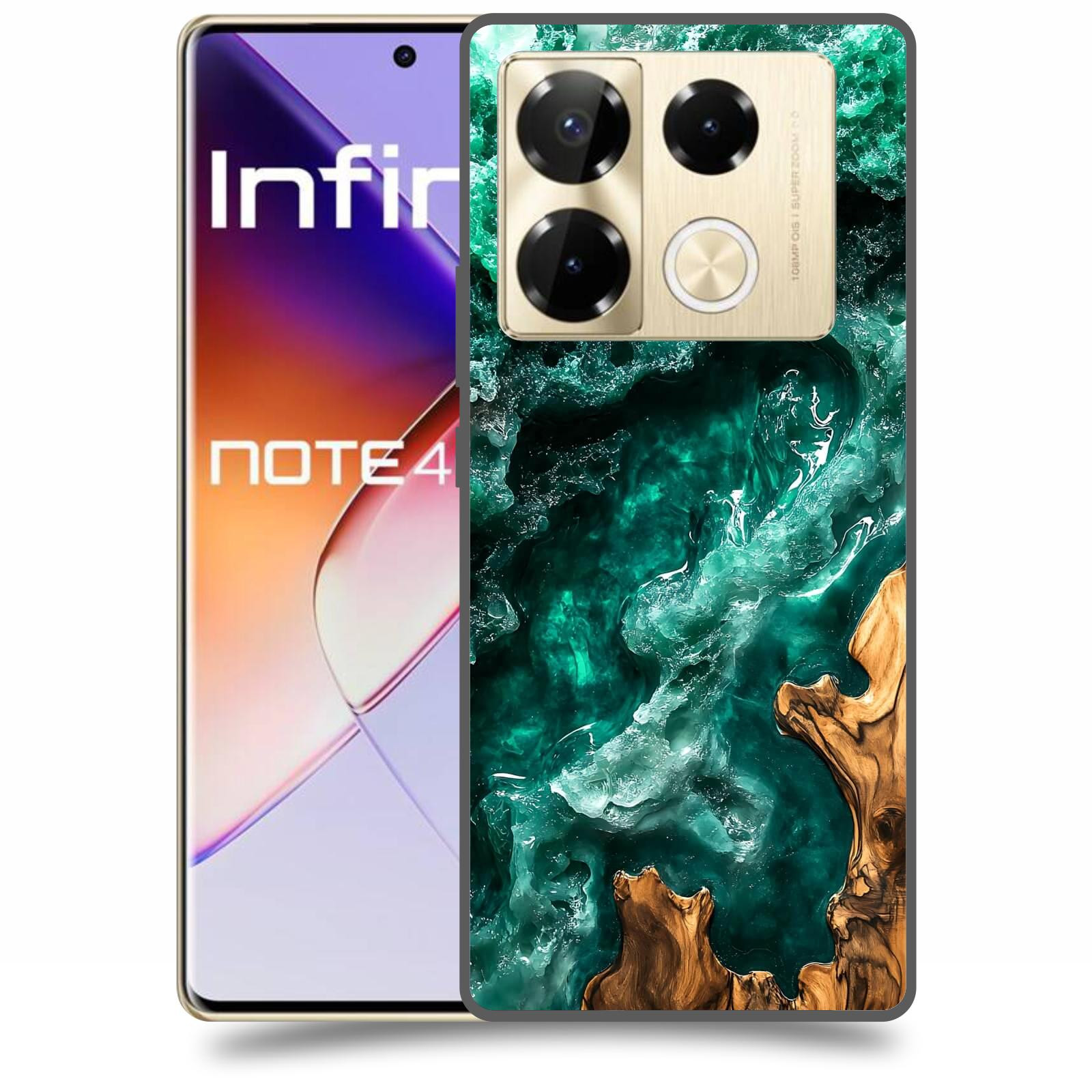 ACOVER Kryt na mobil Infinix Note 40 PRO - Forest Wood I
