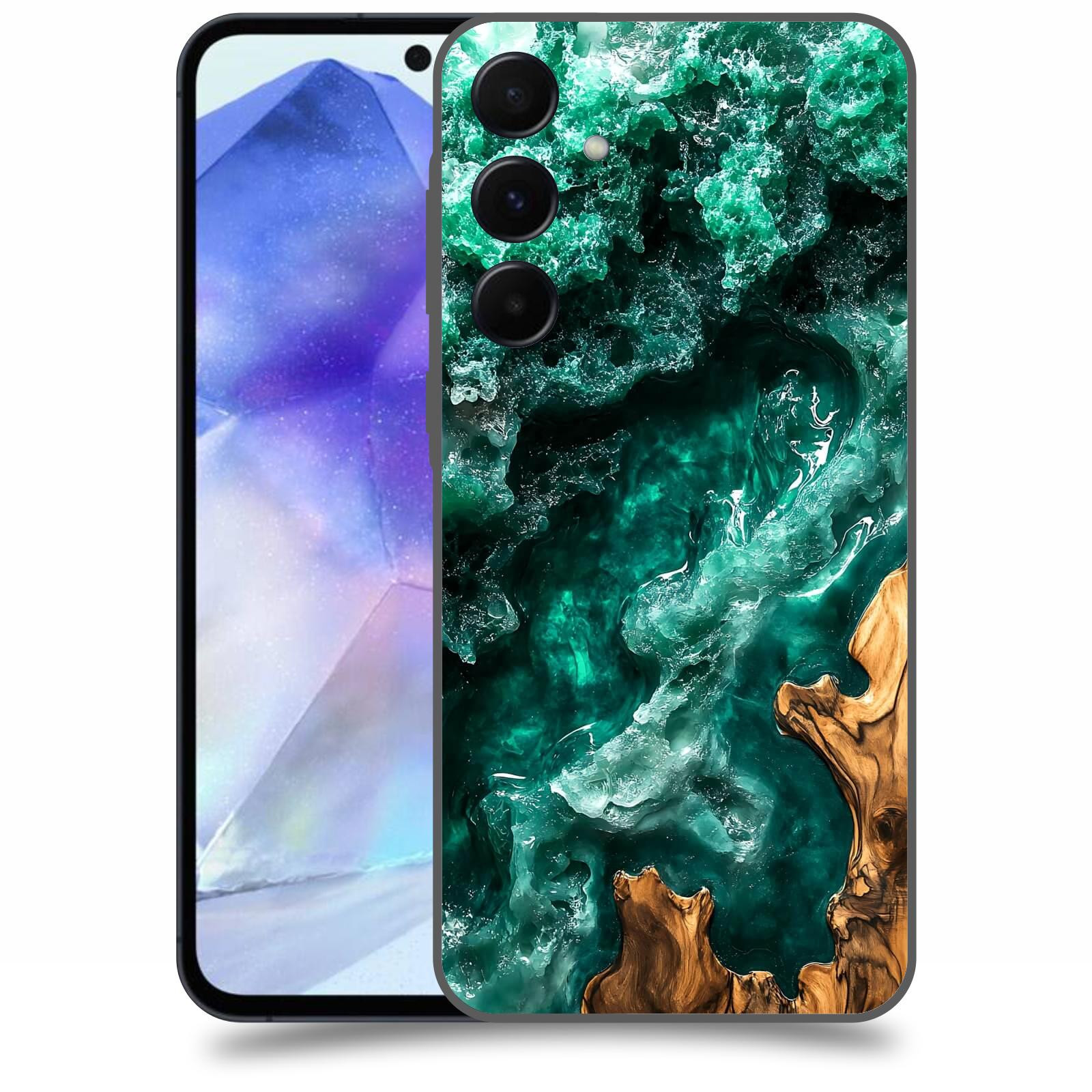 ACOVER Kryt na mobil Samsung Galaxy A55 5G - Forest Wood I