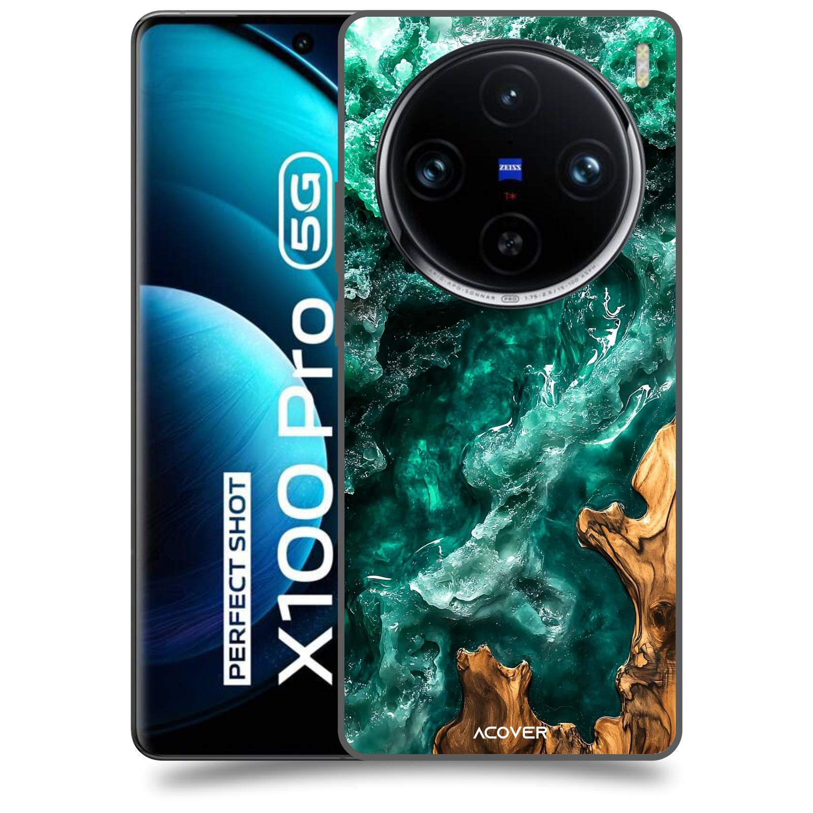 ACOVER Kryt na mobil Vivo X100 Pro - Forest Wood I