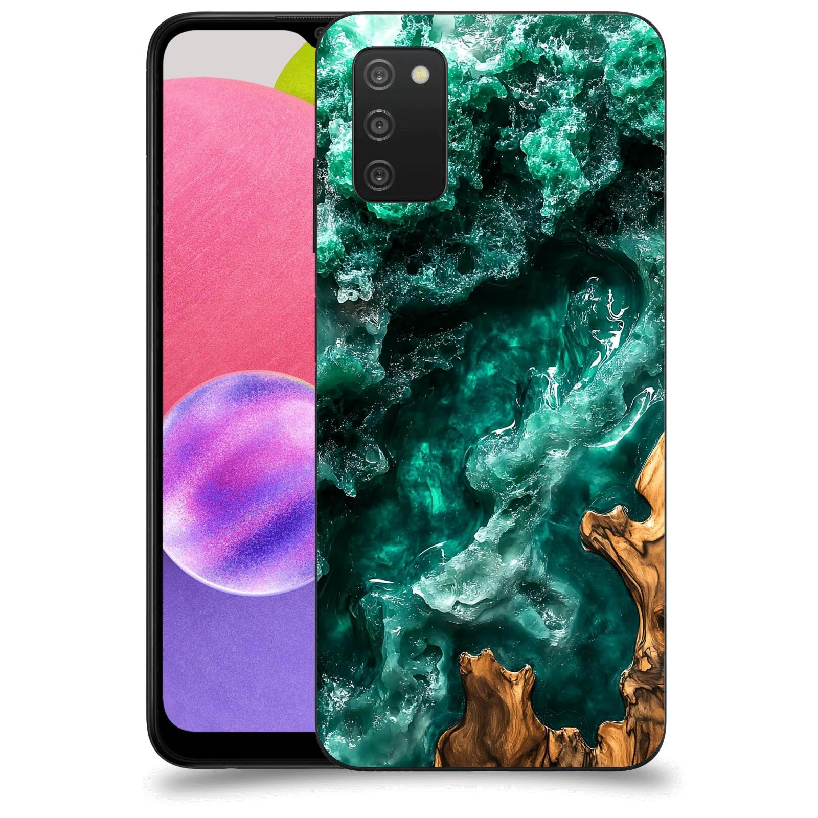 ACOVER Kryt na mobil Samsung Galaxy A03s A037G - Forest Wood I