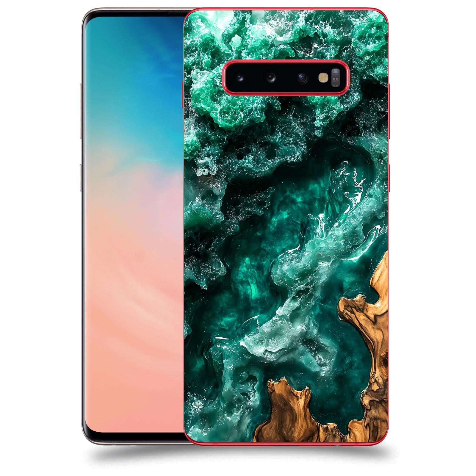 ACOVER Kryt na mobil Samsung Galaxy S10 Plus G975 - Forest Wood I