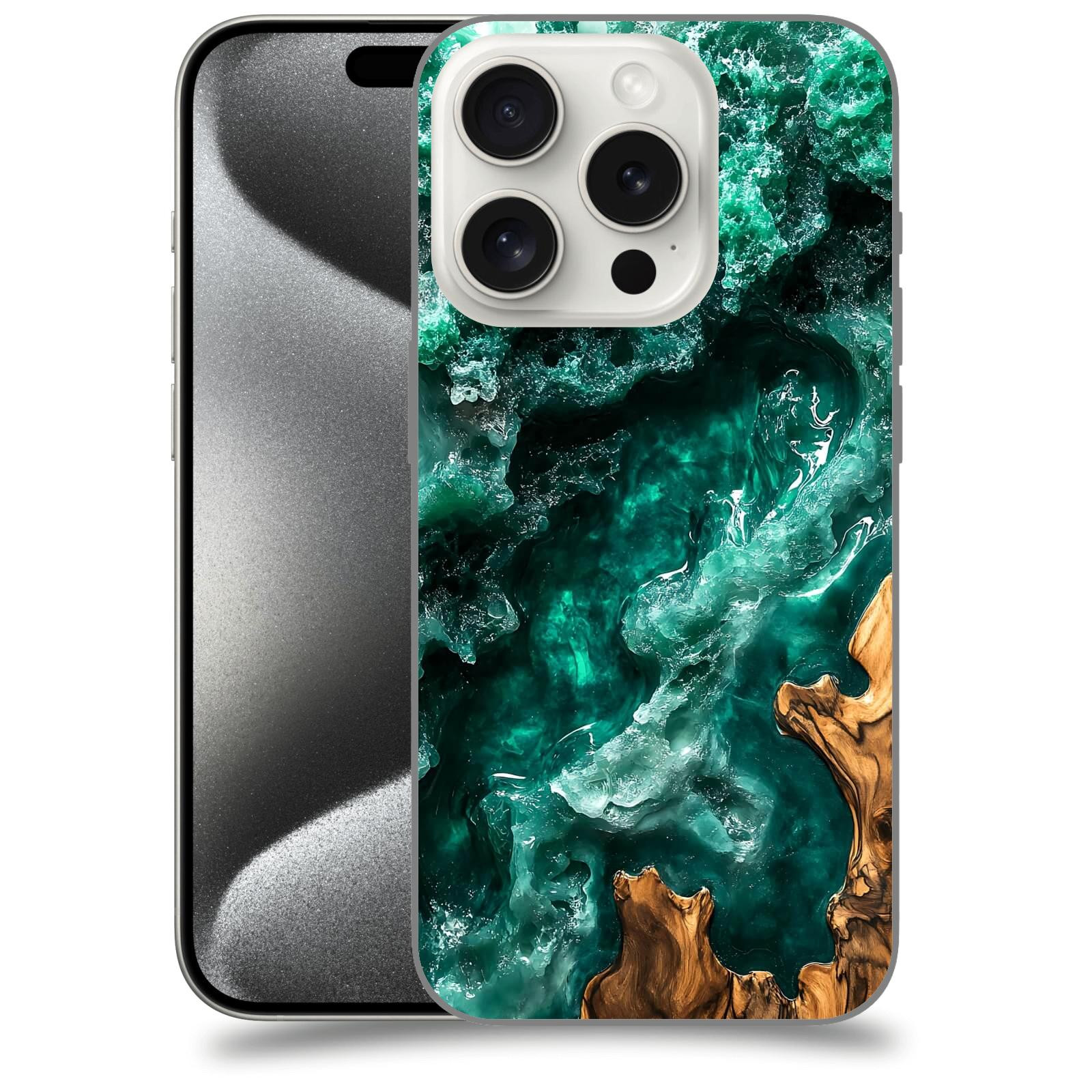 ACOVER Kryt na mobil Apple iPhone 15 pro - Forest Wood I