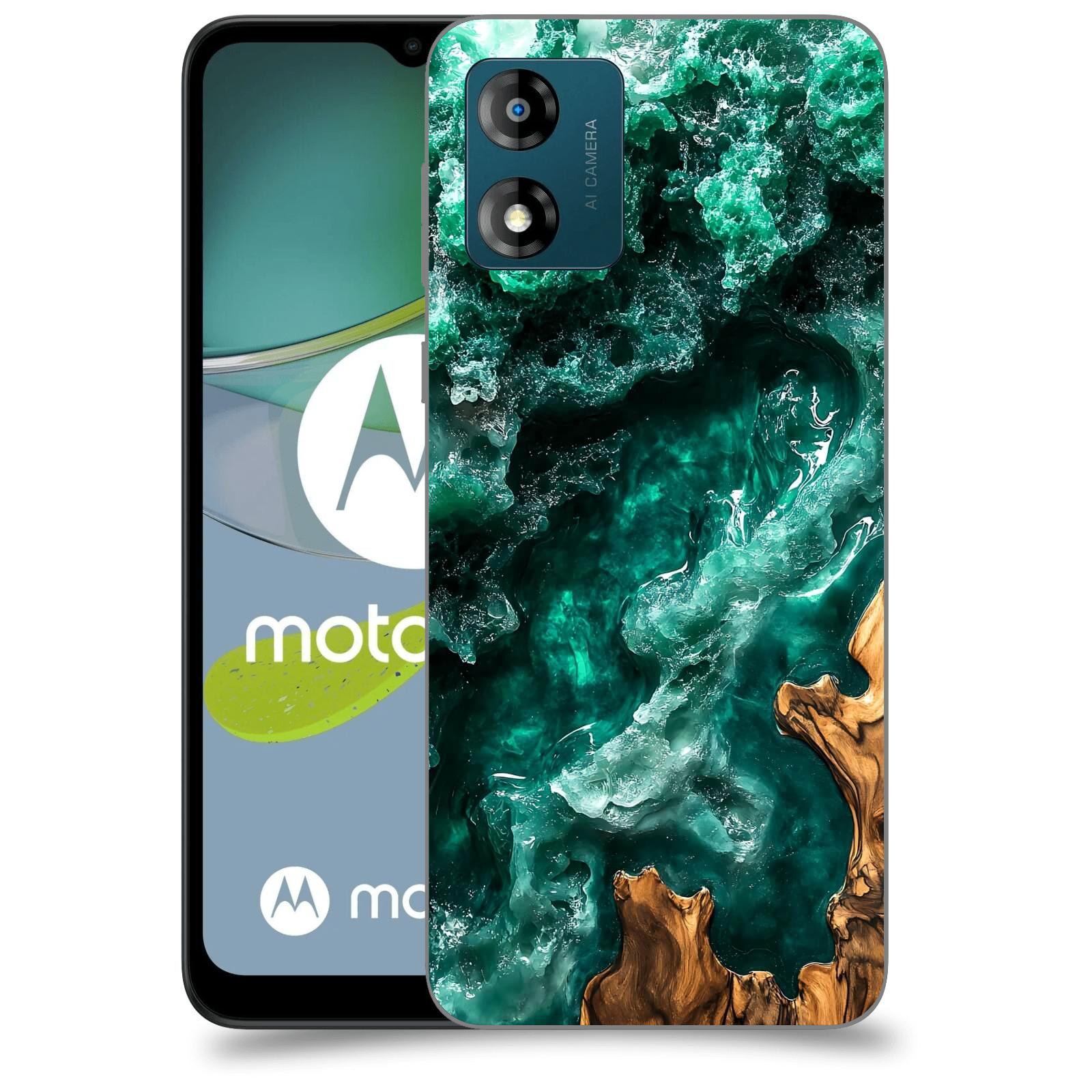 ACOVER Kryt na mobil Motorola Moto E13 - Forest Wood I