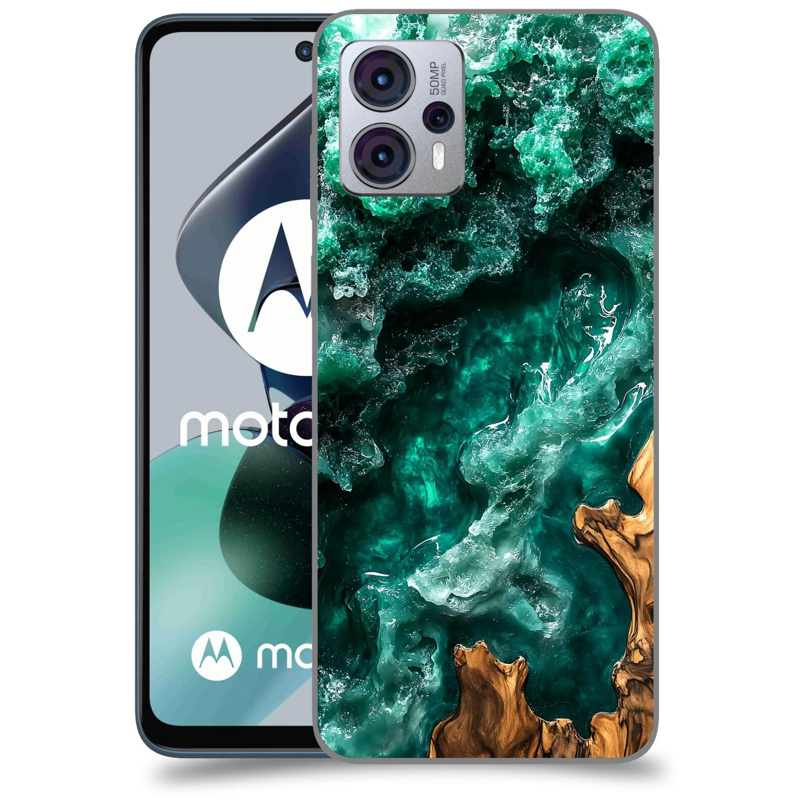 ACOVER Kryt na mobil Motorola Moto G23 - Forest Wood I