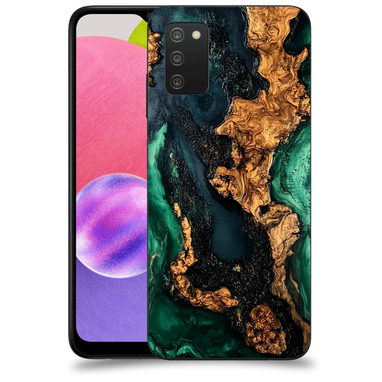 ACOVER Kryt na mobil Samsung Galaxy A03s A037G - Forest Wood II