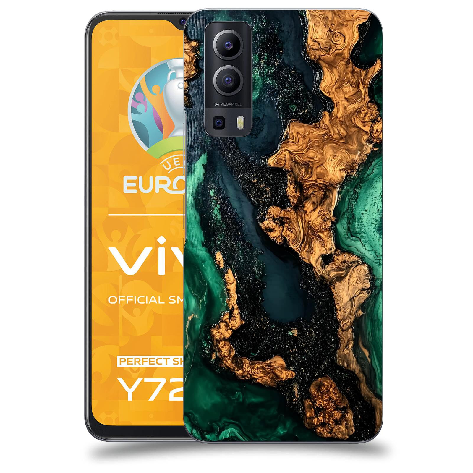 ACOVER Kryt na mobil Vivo Y72 5G - Forest Wood II