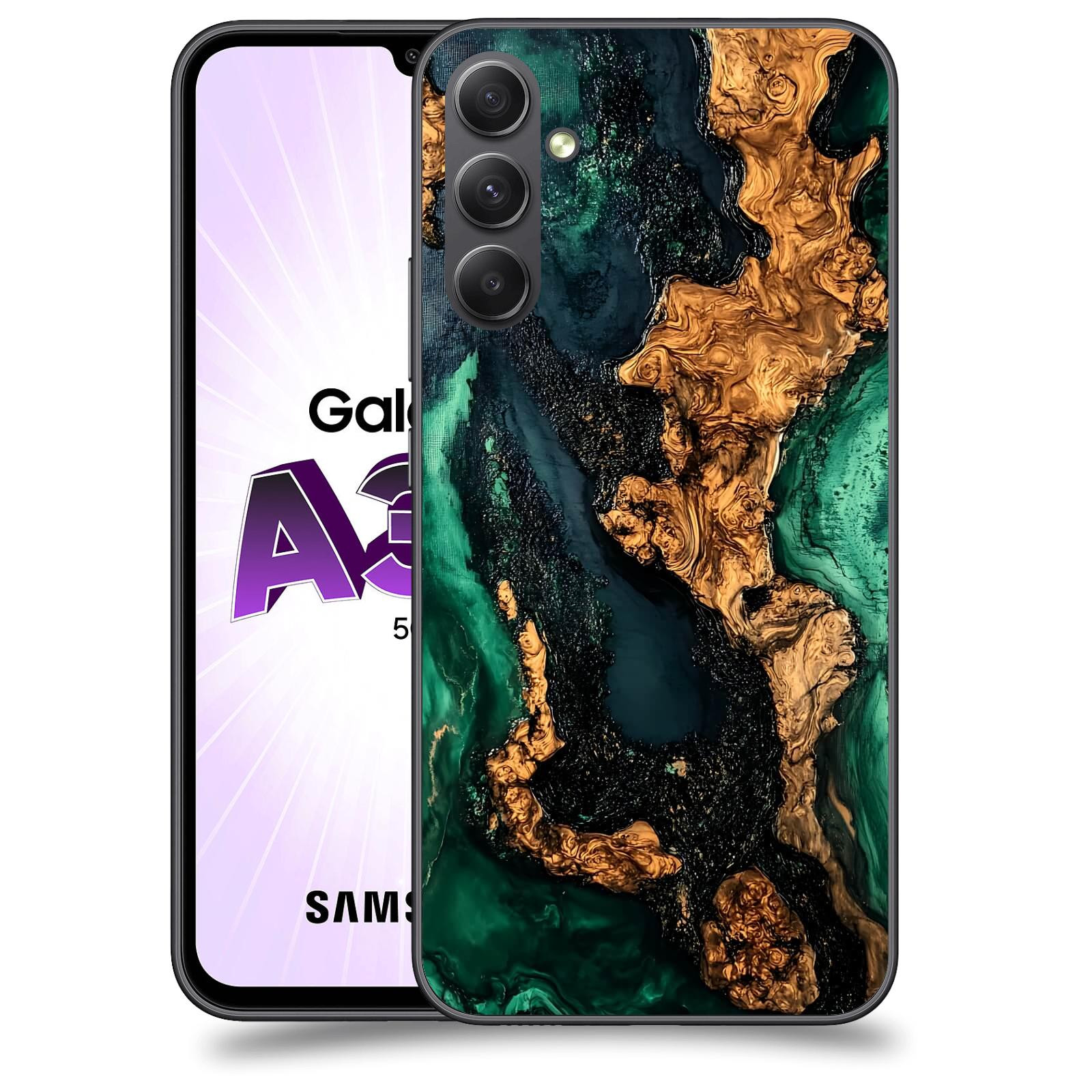 ACOVER Kryt na mobil Samsung Galaxy A34 - Forest Wood II