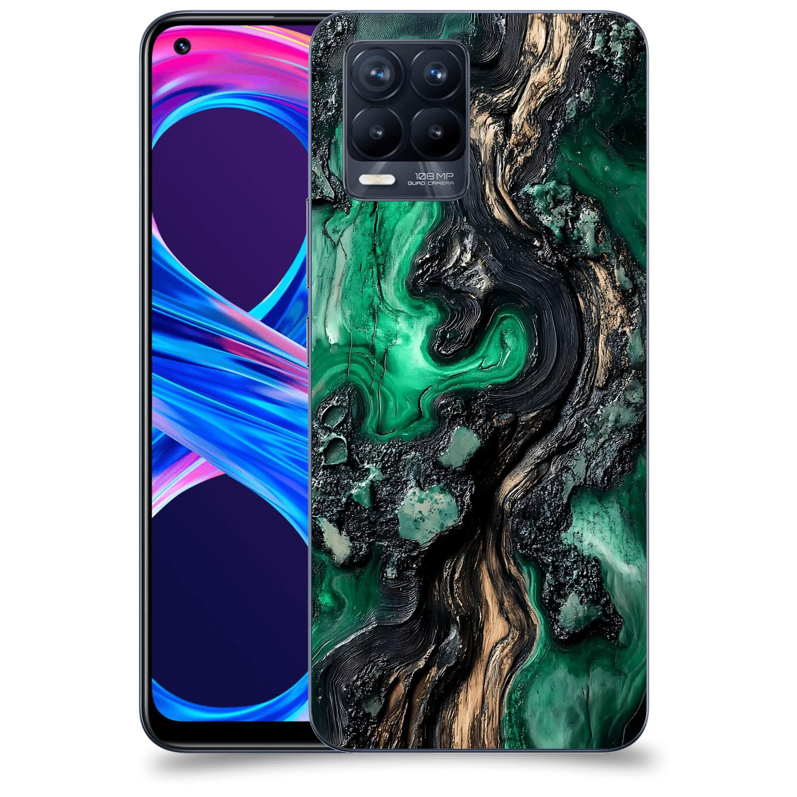 ACOVER Kryt na mobil Realme 8 Pro - Forest Wood III