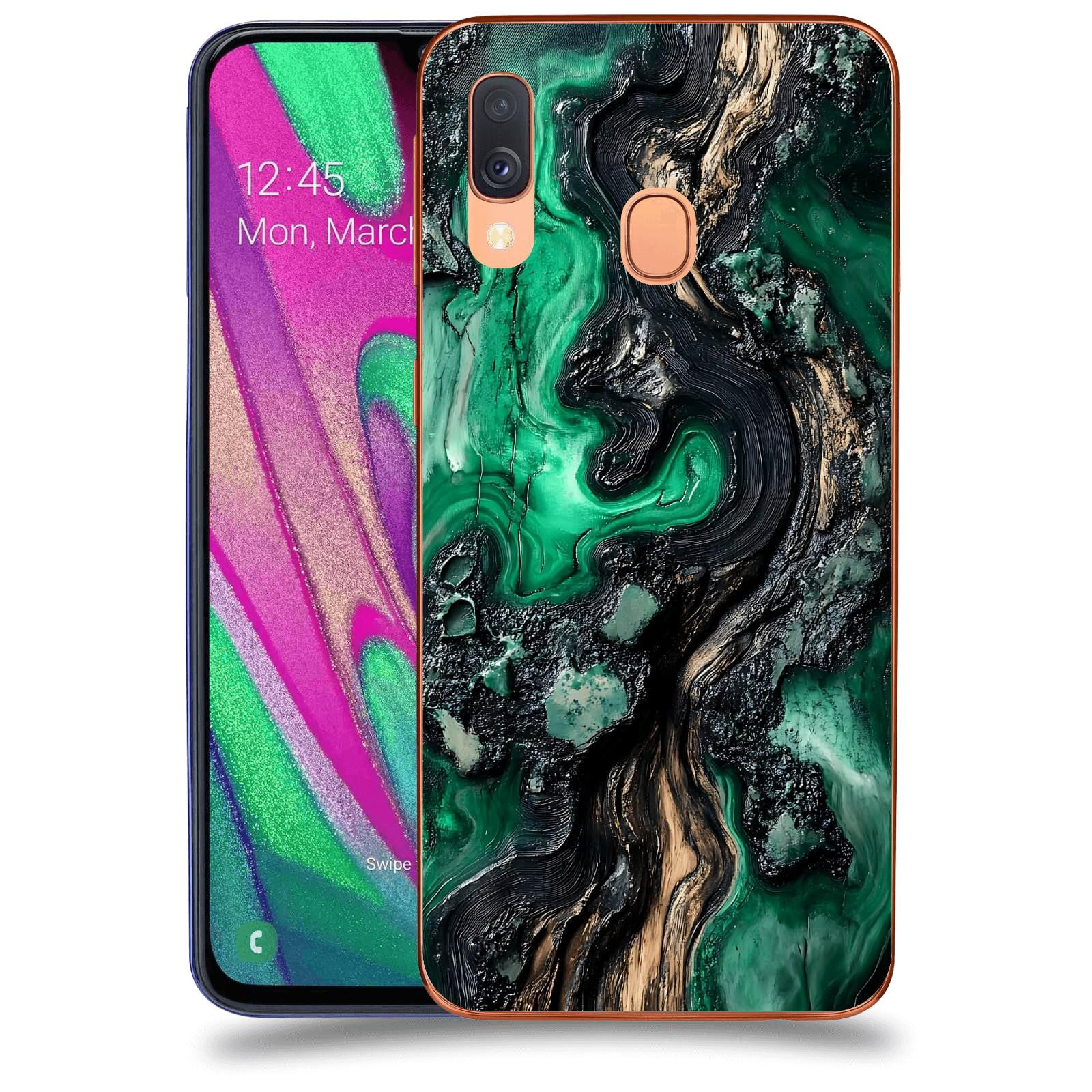 ACOVER Kryt na mobil Samsung Galaxy A40 A405F - Forest Wood III