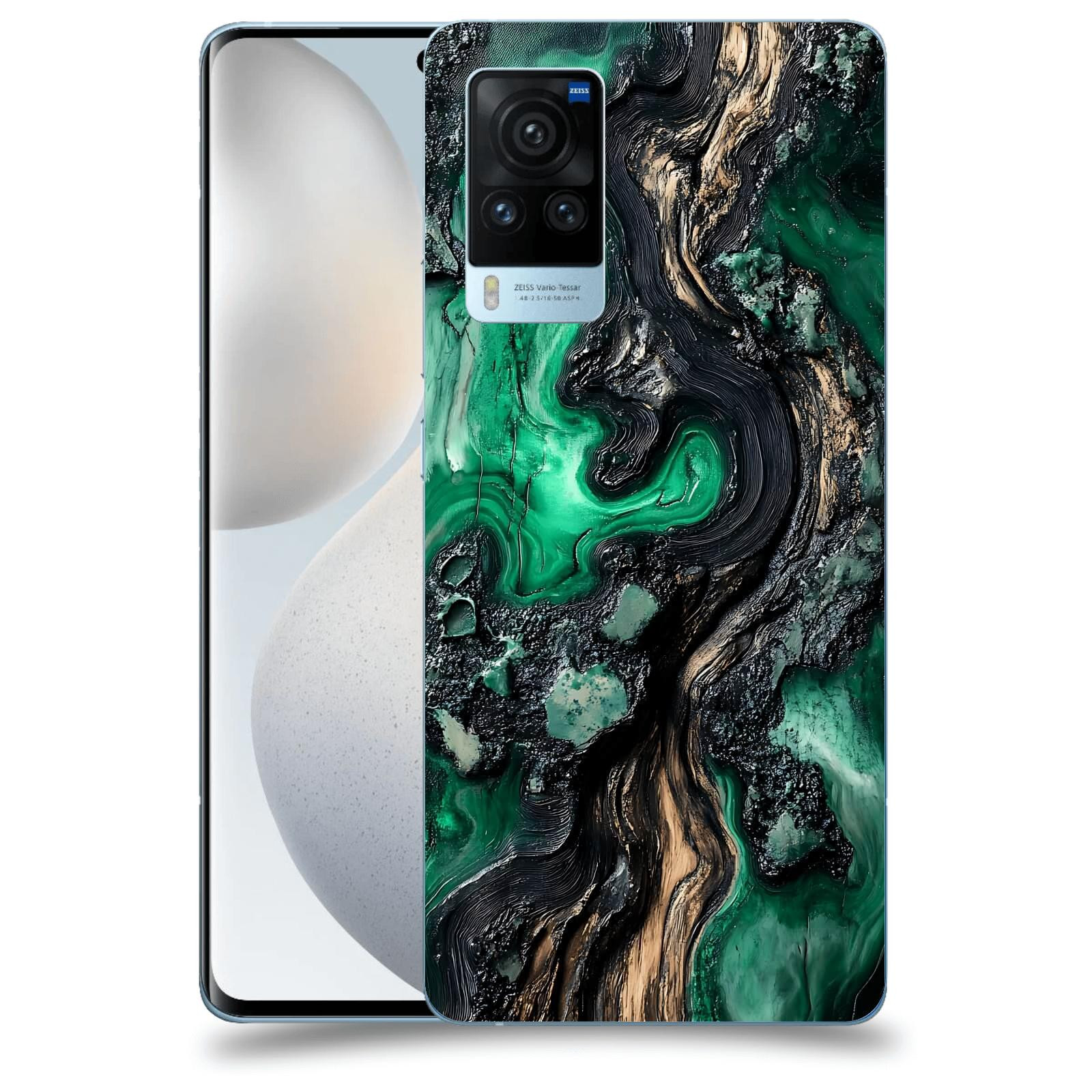 ACOVER Kryt na mobil Vivo X60 Pro 5G - Forest Wood III