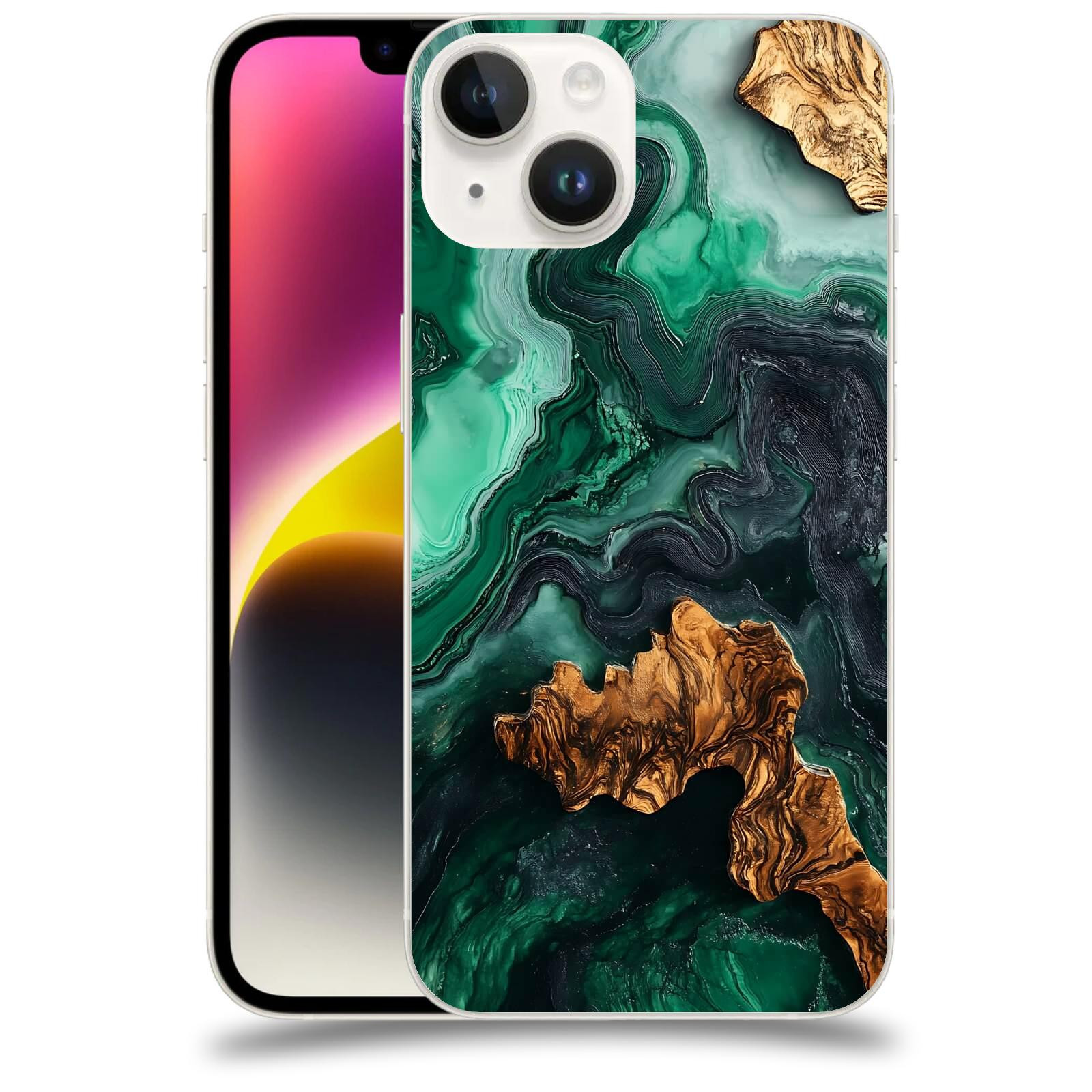 ACOVER Kryt na mobil Apple iPhone 14 - Forest Wood IV