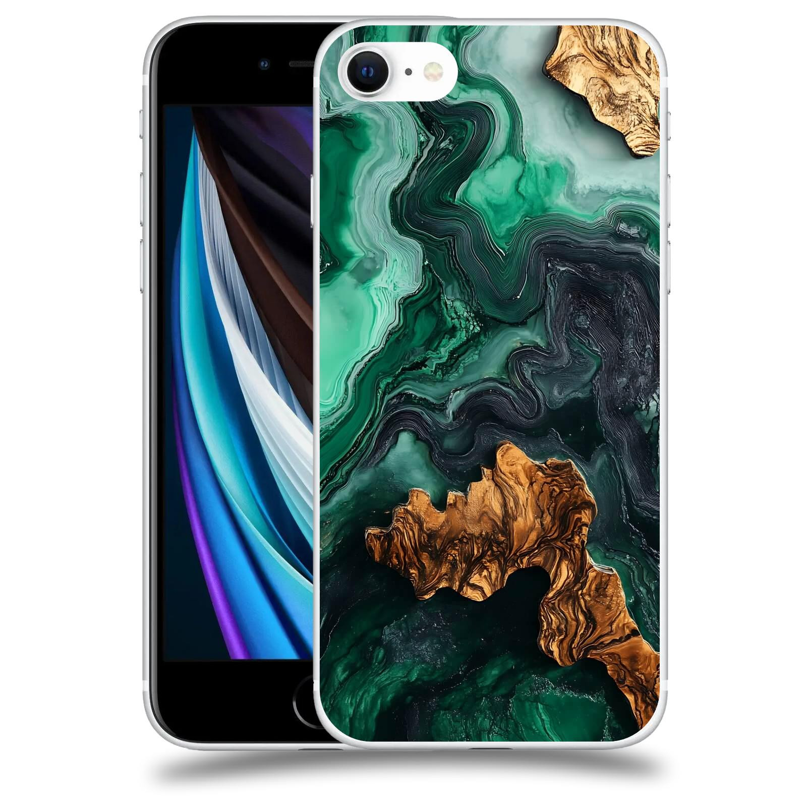 ACOVER Kryt na mobil Apple iPhone SE 2020 - Forest Wood IV
