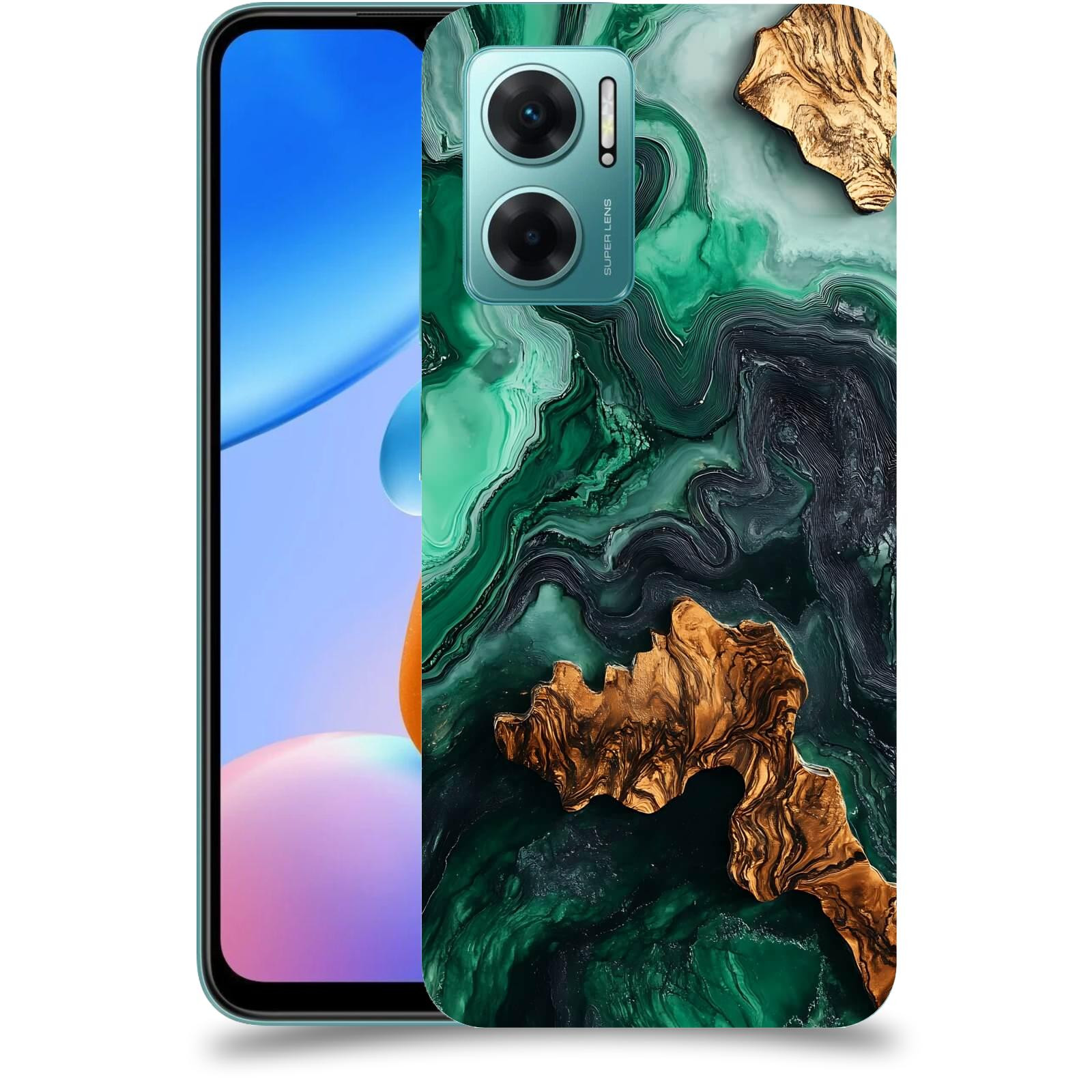 ACOVER Kryt na mobil Xiaomi Redmi 10 5G - Forest Wood IV