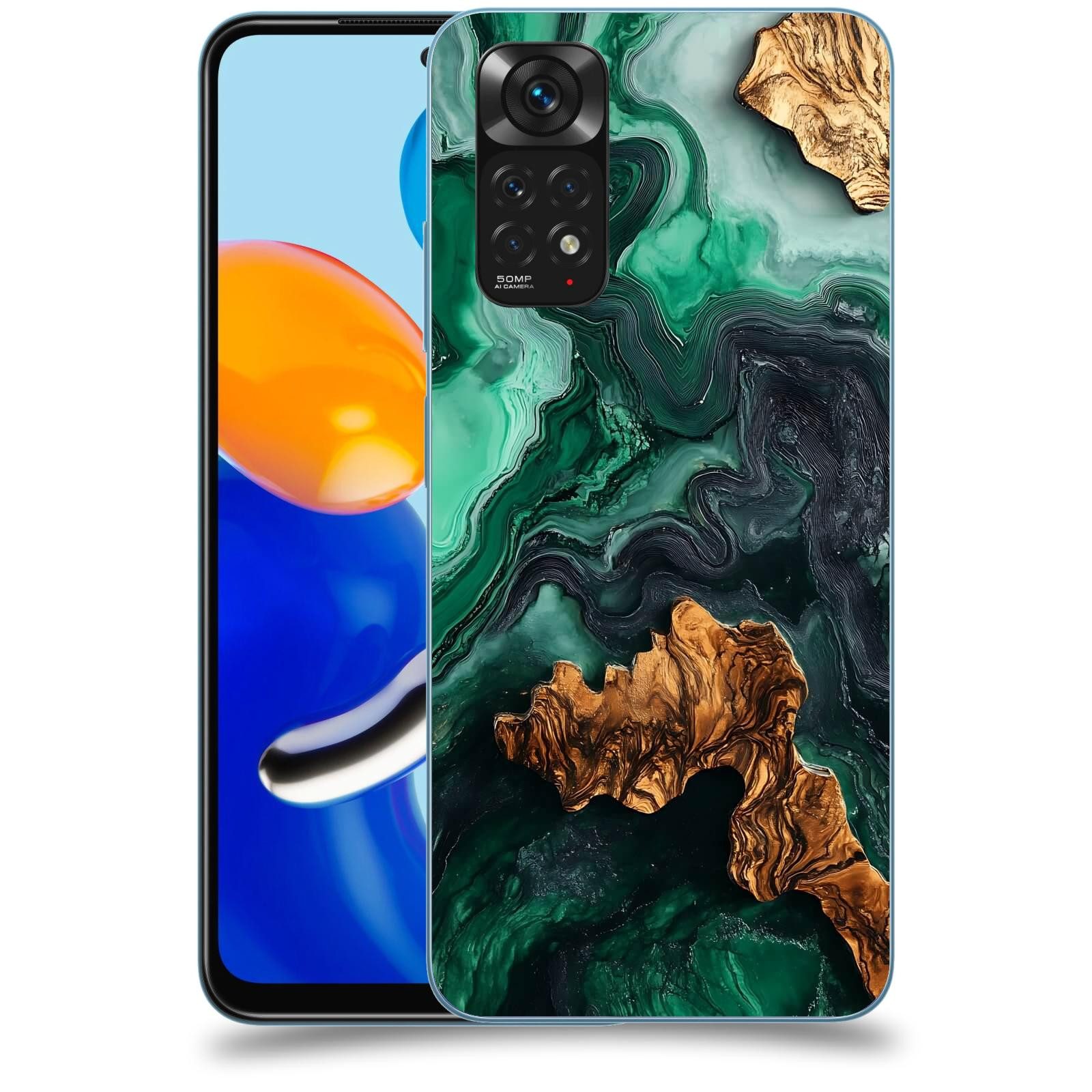 ACOVER Kryt na mobil Xiaomi Redmi Note 11 - Forest Wood IV