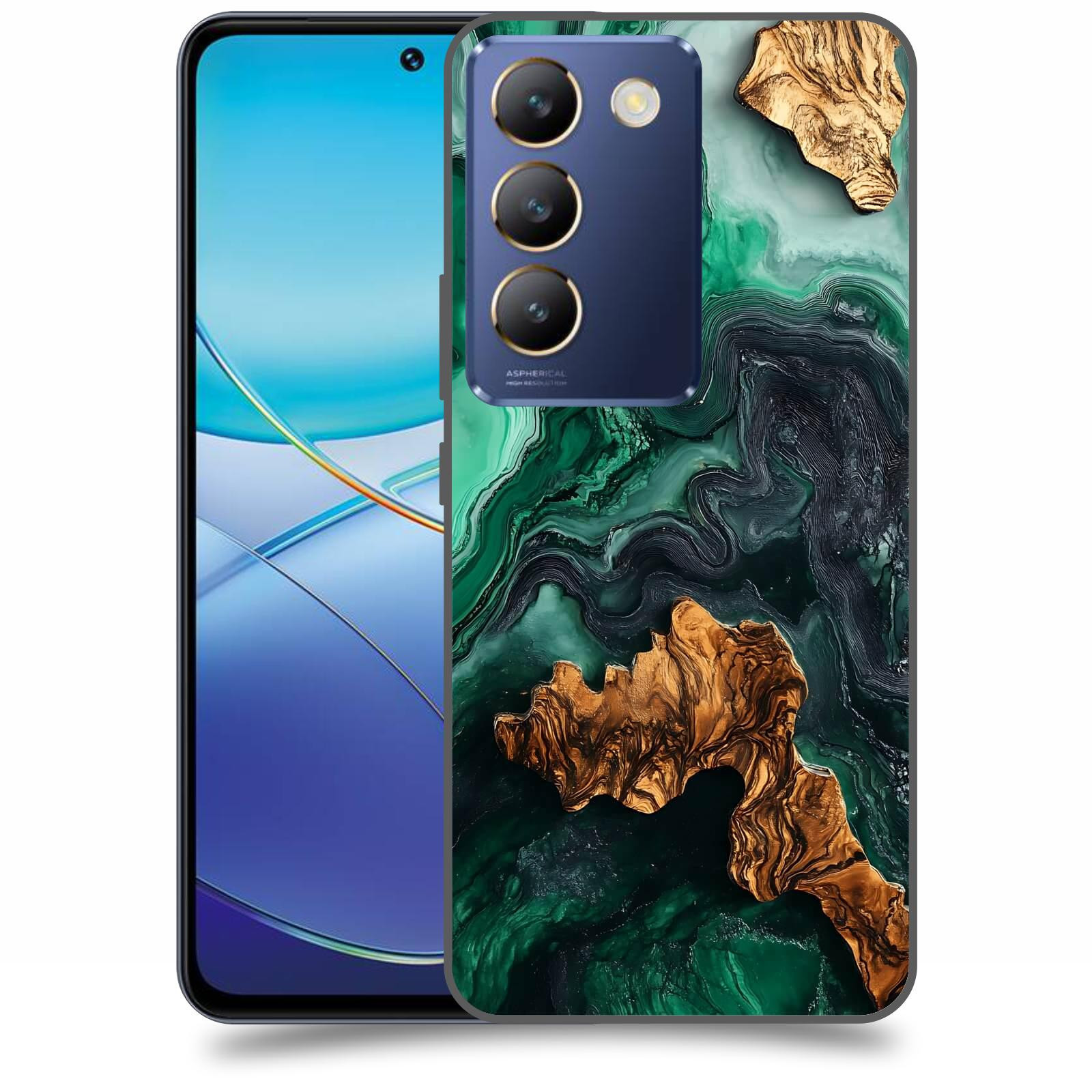 ACOVER Kryt na mobil Vivo V40SE - Forest Wood IV