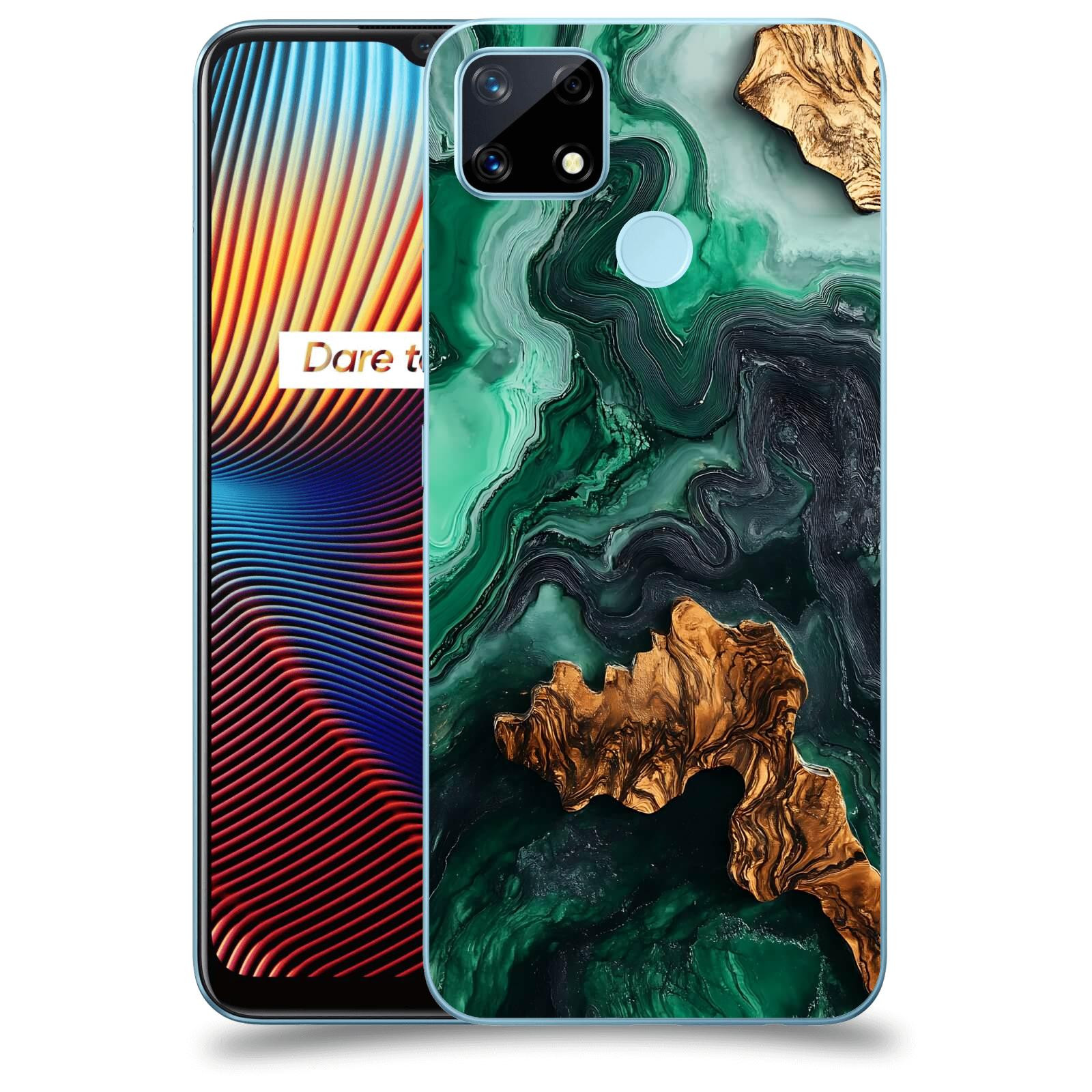 ACOVER Kryt na mobil Realme 7i - Forest Wood IV
