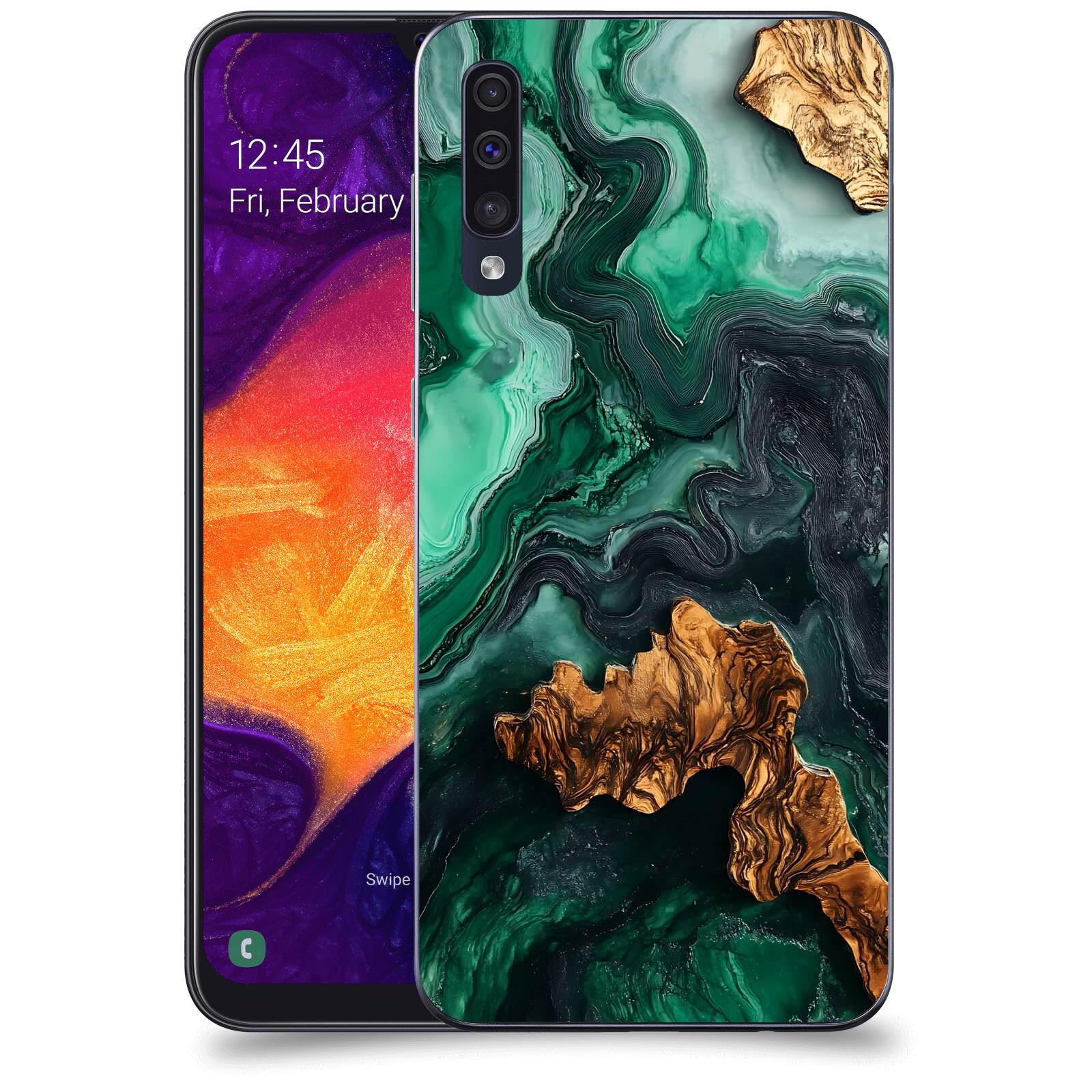 ACOVER Kryt na mobil Samsung Galaxy A50 A505F - Forest Wood IV