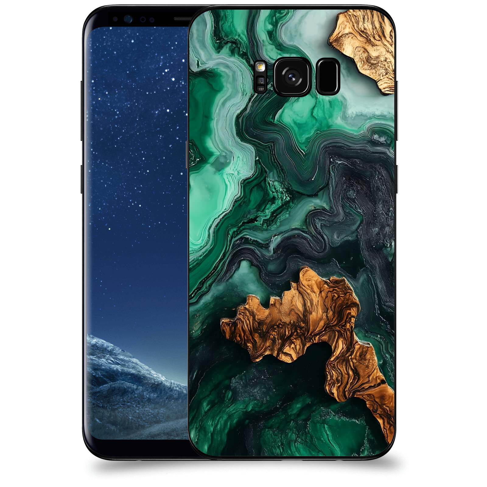 ACOVER Kryt na mobil Samsung Galaxy S8+ G955F - Forest Wood IV